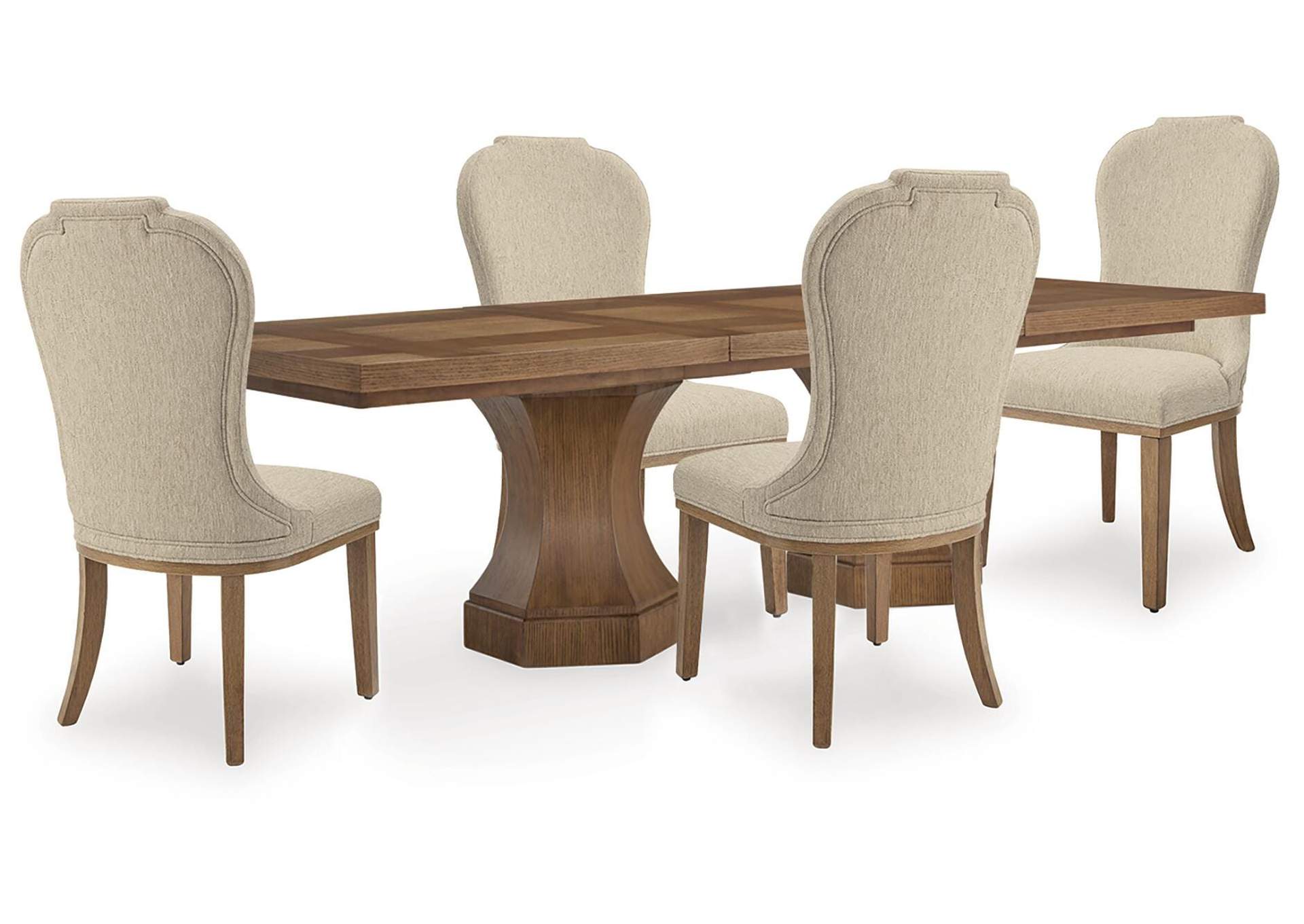 Jorlaina Dining Table and 4 Chairs image 1