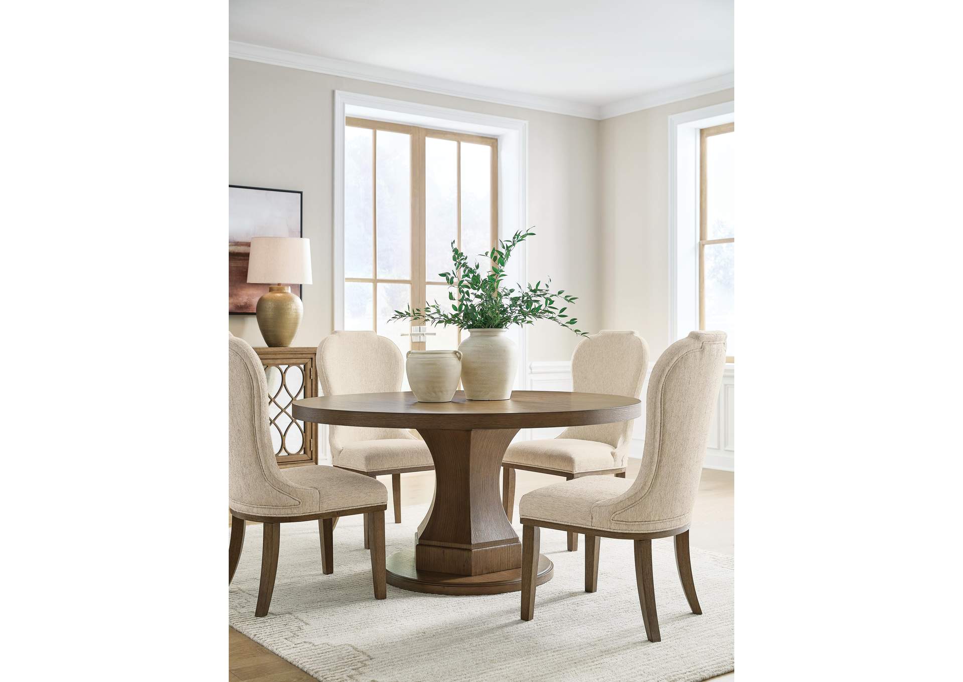 Jorlaina Dining Table and 4 Chairs image 4