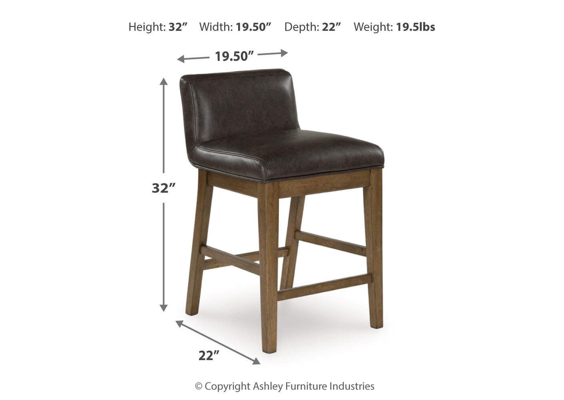 Cabalynn Counter Height Dining Table and 4 Barstools with Storage image 8