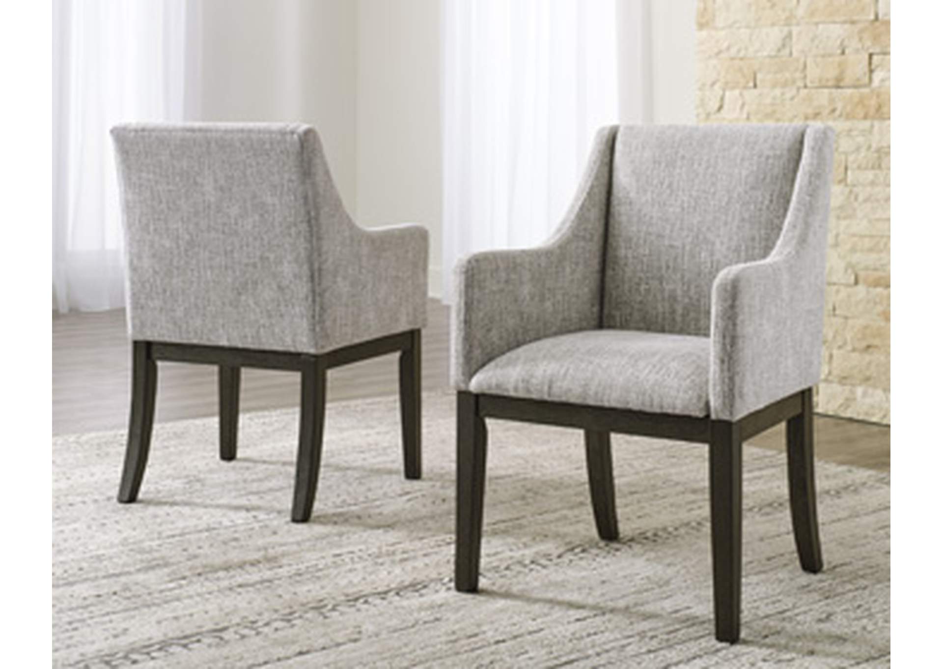 Burkhaus Dining Arm Chair (Set of 2)