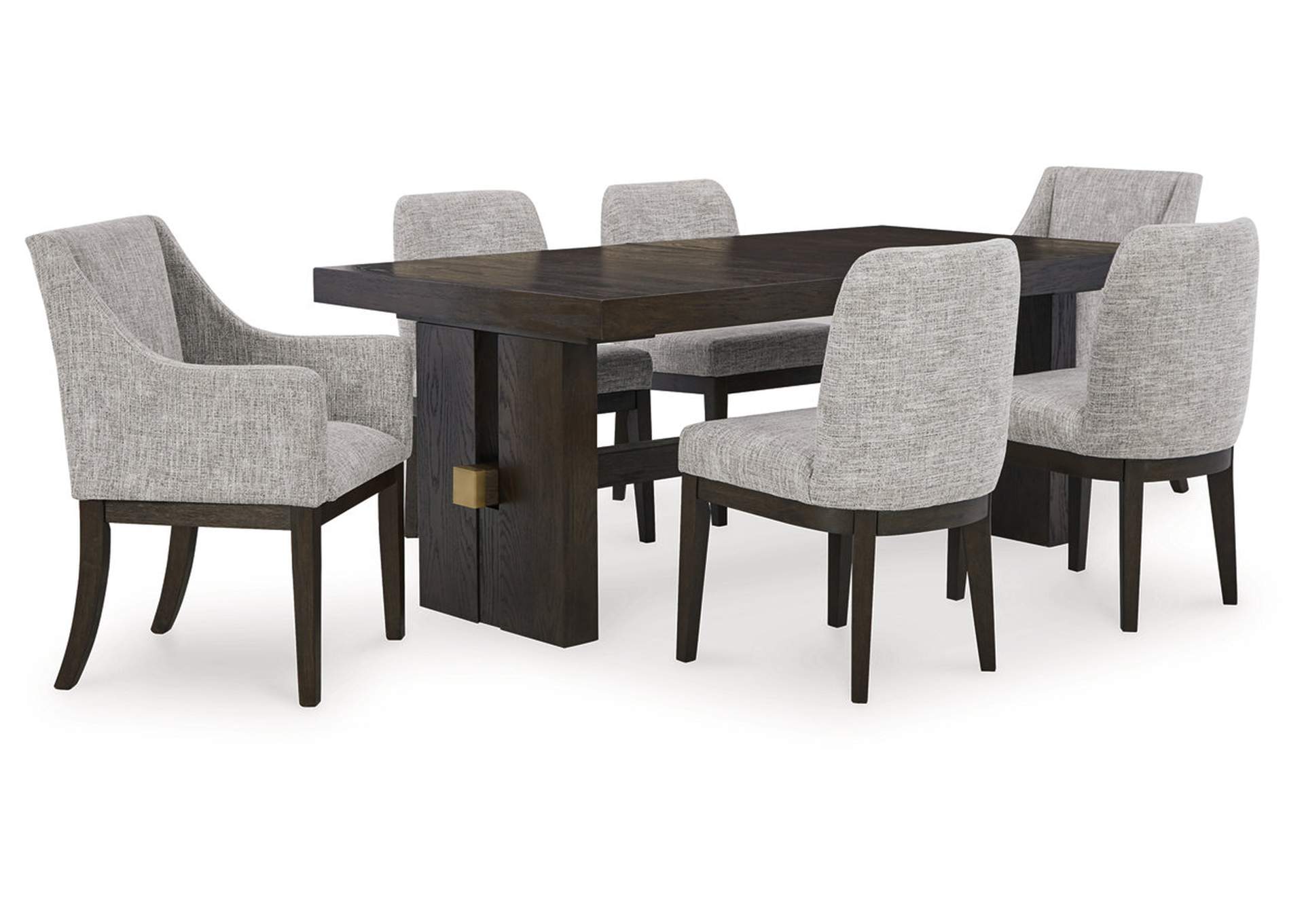 Burkhaus Extendable Dining Table and 6 Chairs image 1