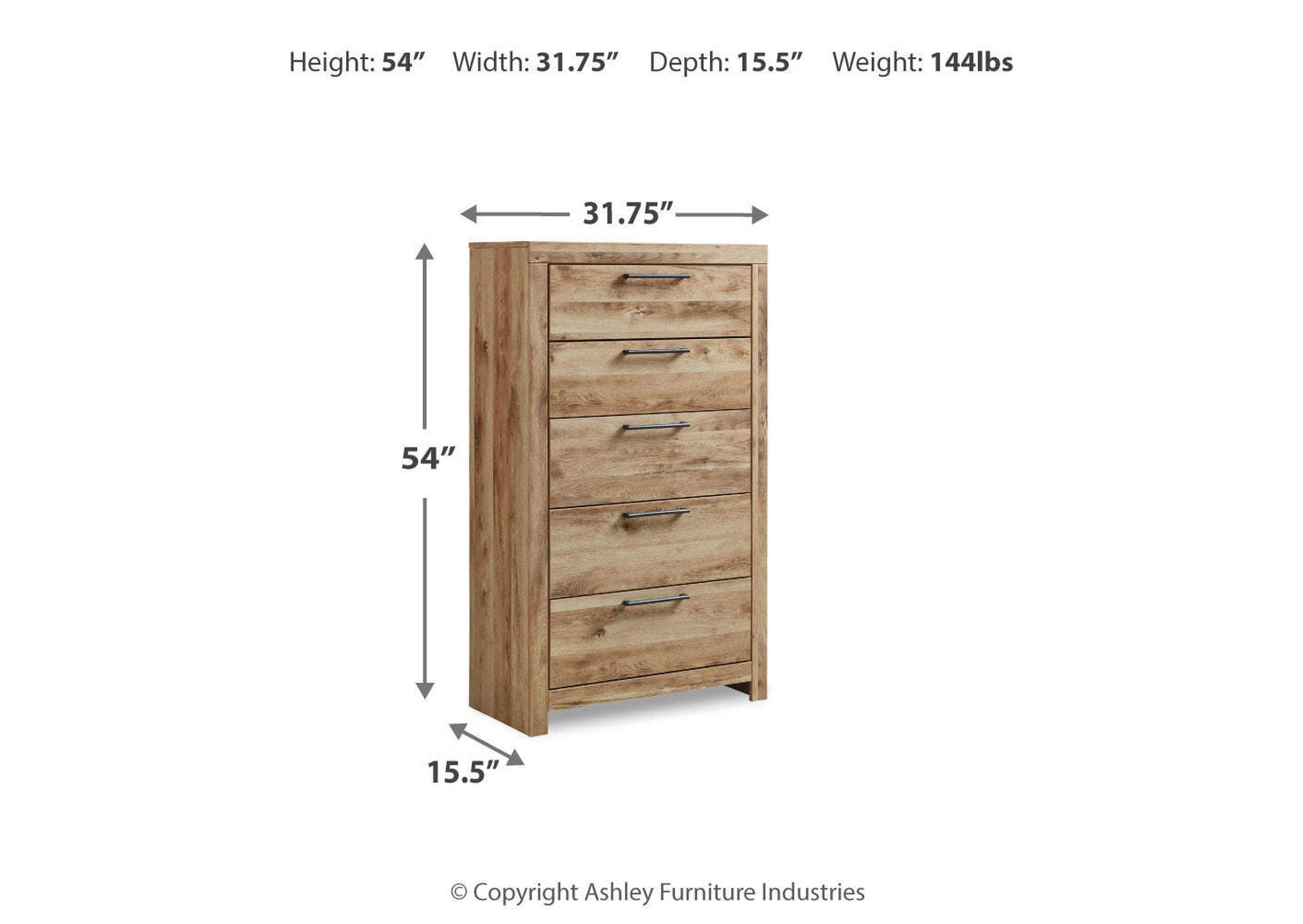 Hyanna Twin Panel Headboard, Dresser, Mirror, Chest and 2 Nightstands image 12