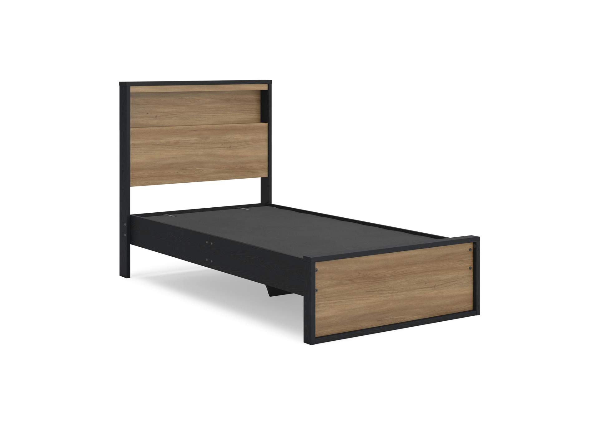 Kozmour Twin Bookcase Complete Bed Frame image 3