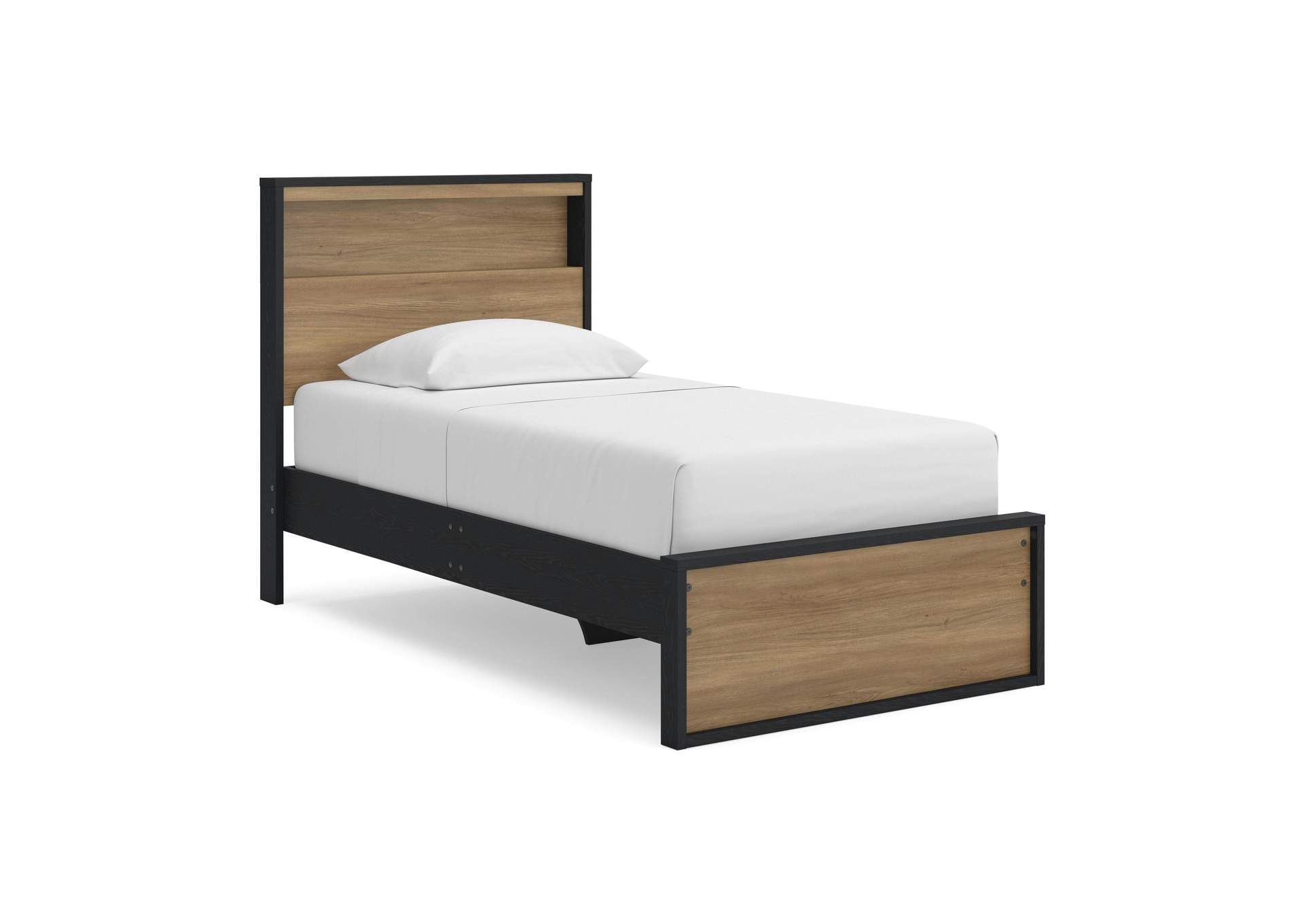 Kozmour Twin Bookcase Complete Bed Frame image 1