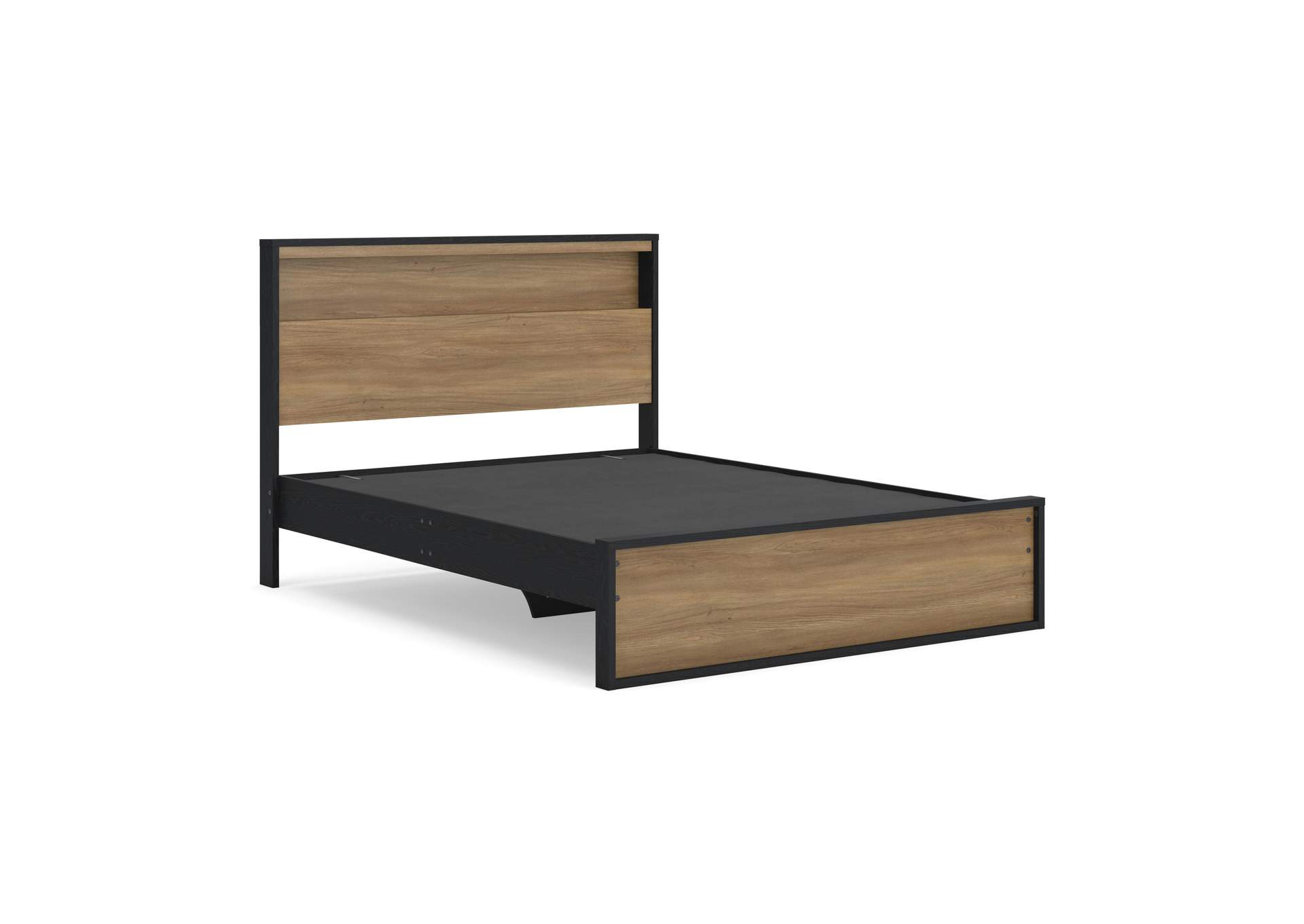 Kozmour Queen Bookcase Complete Bed Frame image 3