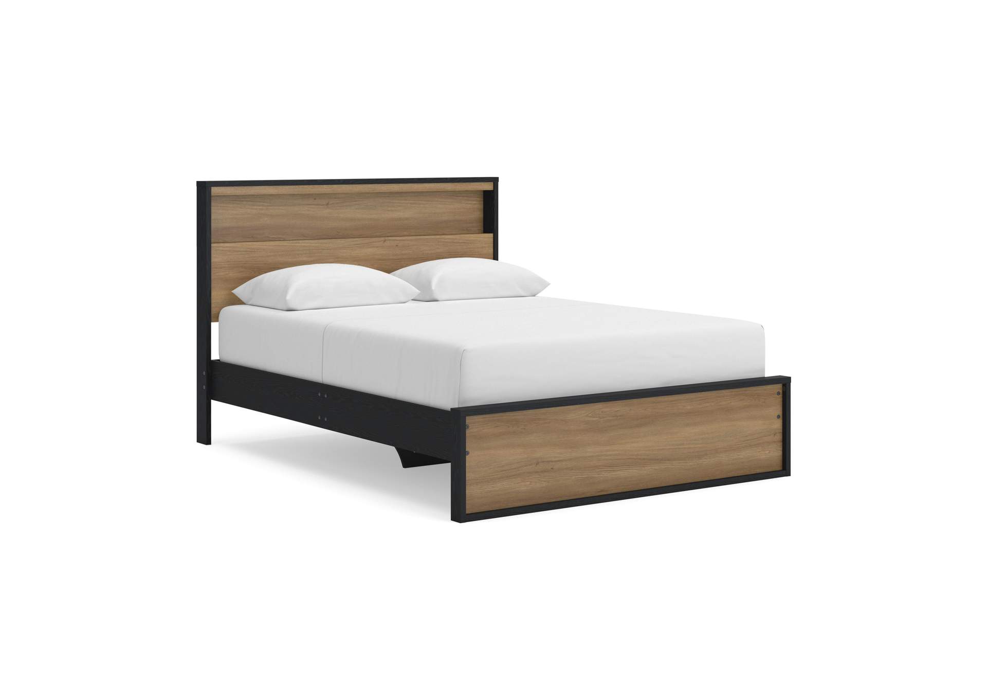 Kozmour Queen Bookcase Complete Bed Frame image 1
