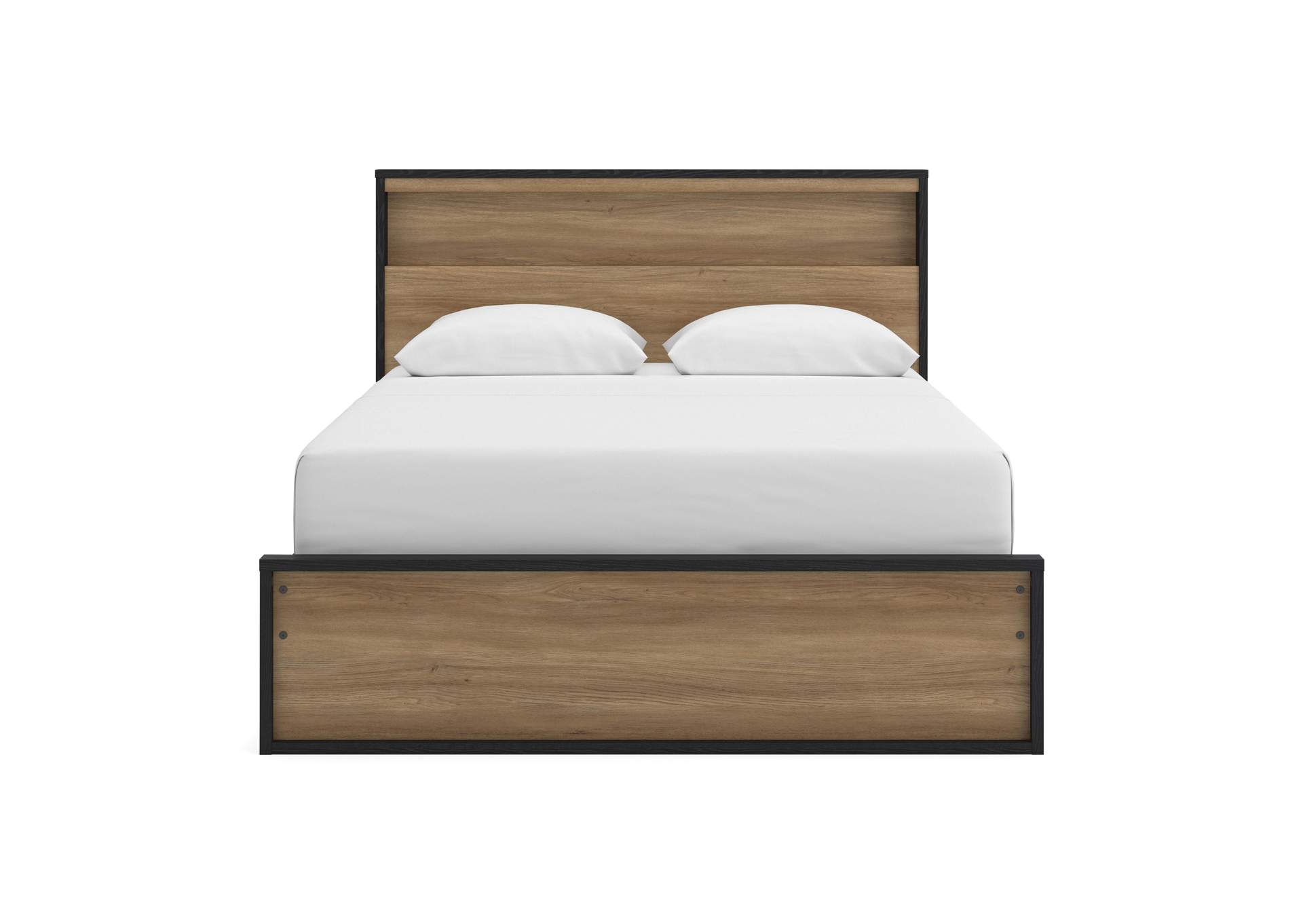 Kozmour Queen Bookcase Complete Bed Frame image 5