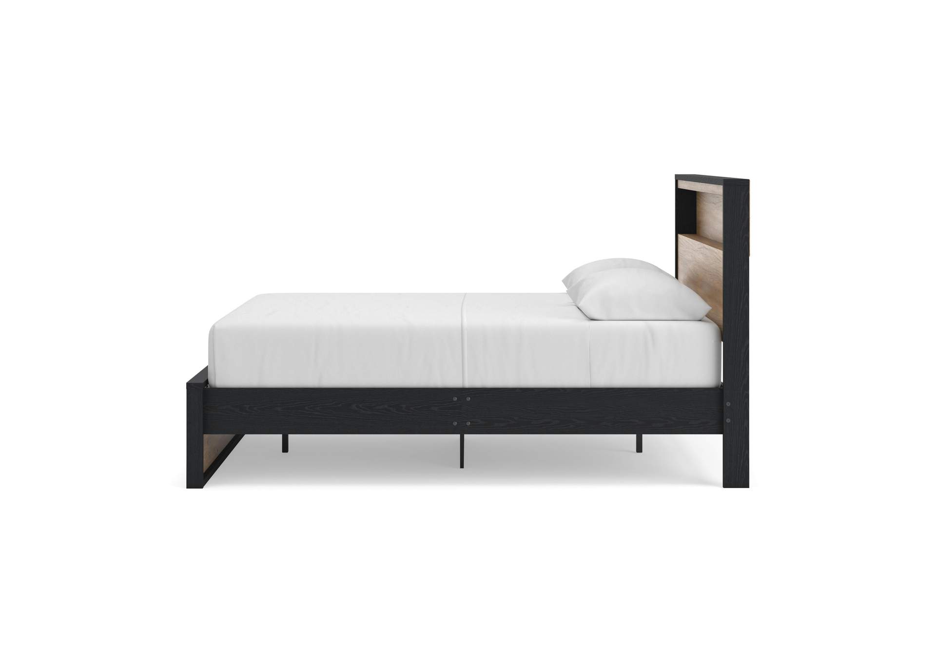 Kozmour Queen Bookcase Complete Bed Frame image 8