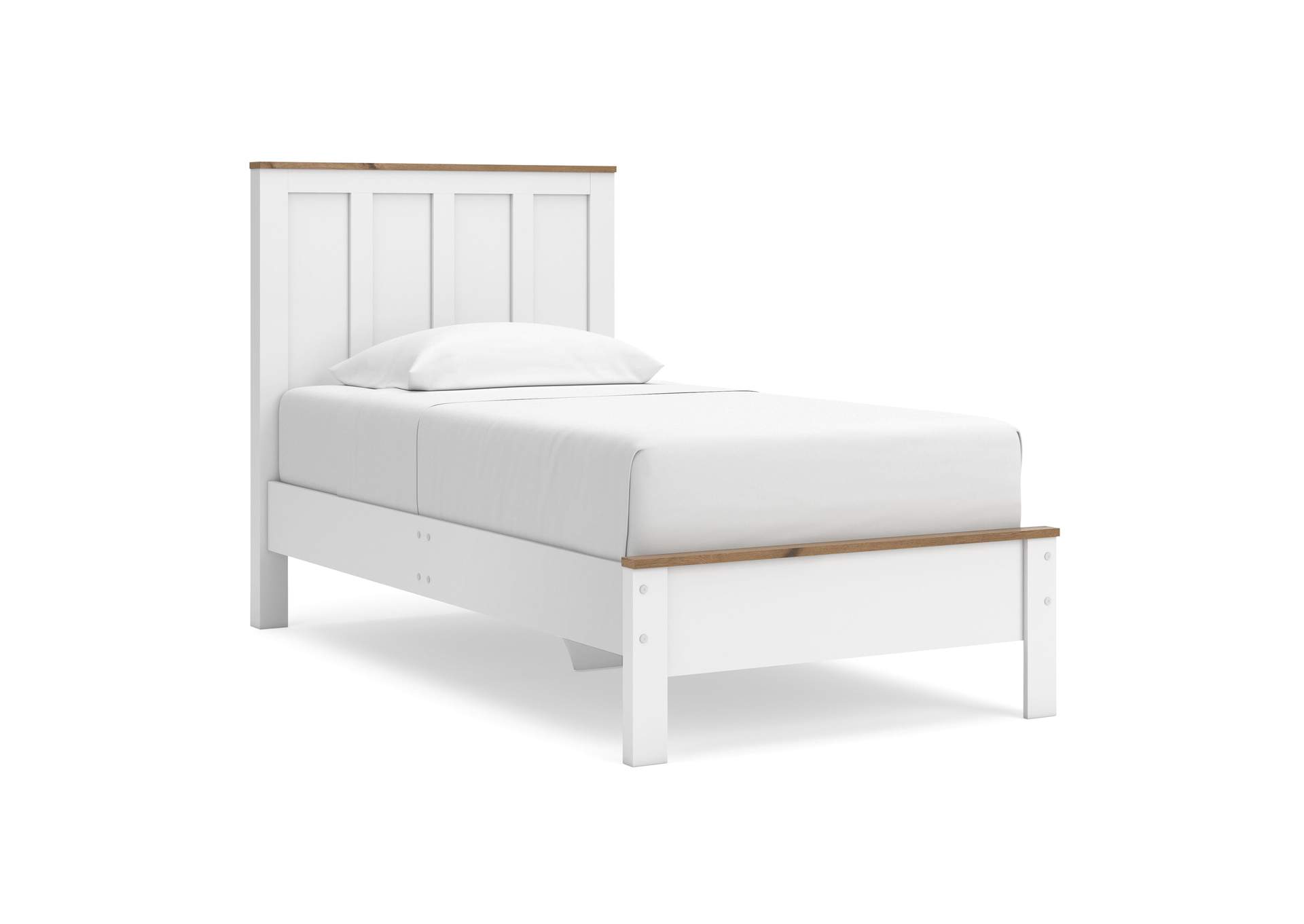 Kerisden Twin Panel Complete Bed Frame image 1