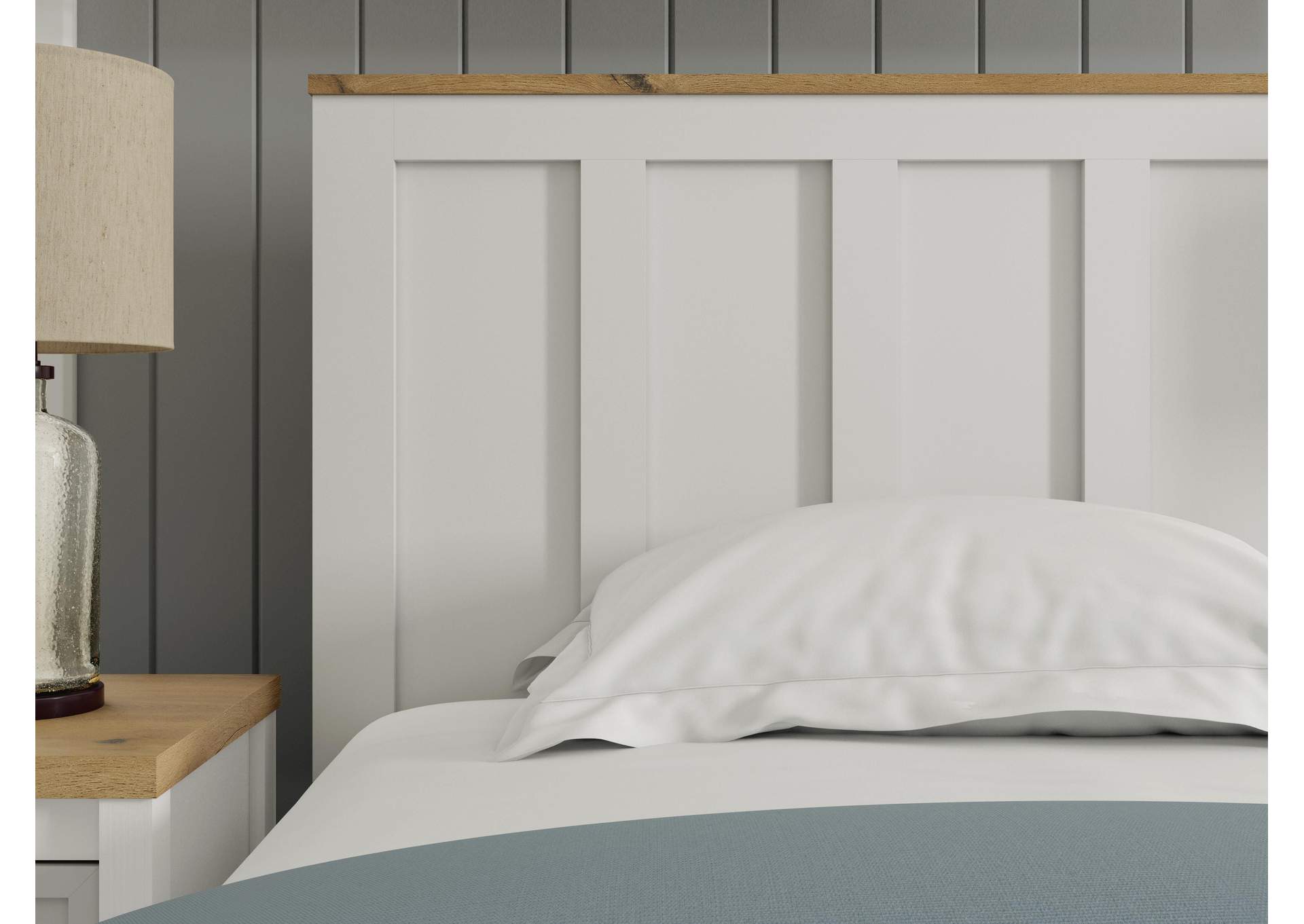 Kerisden Twin Panel Complete Bed Frame image 9