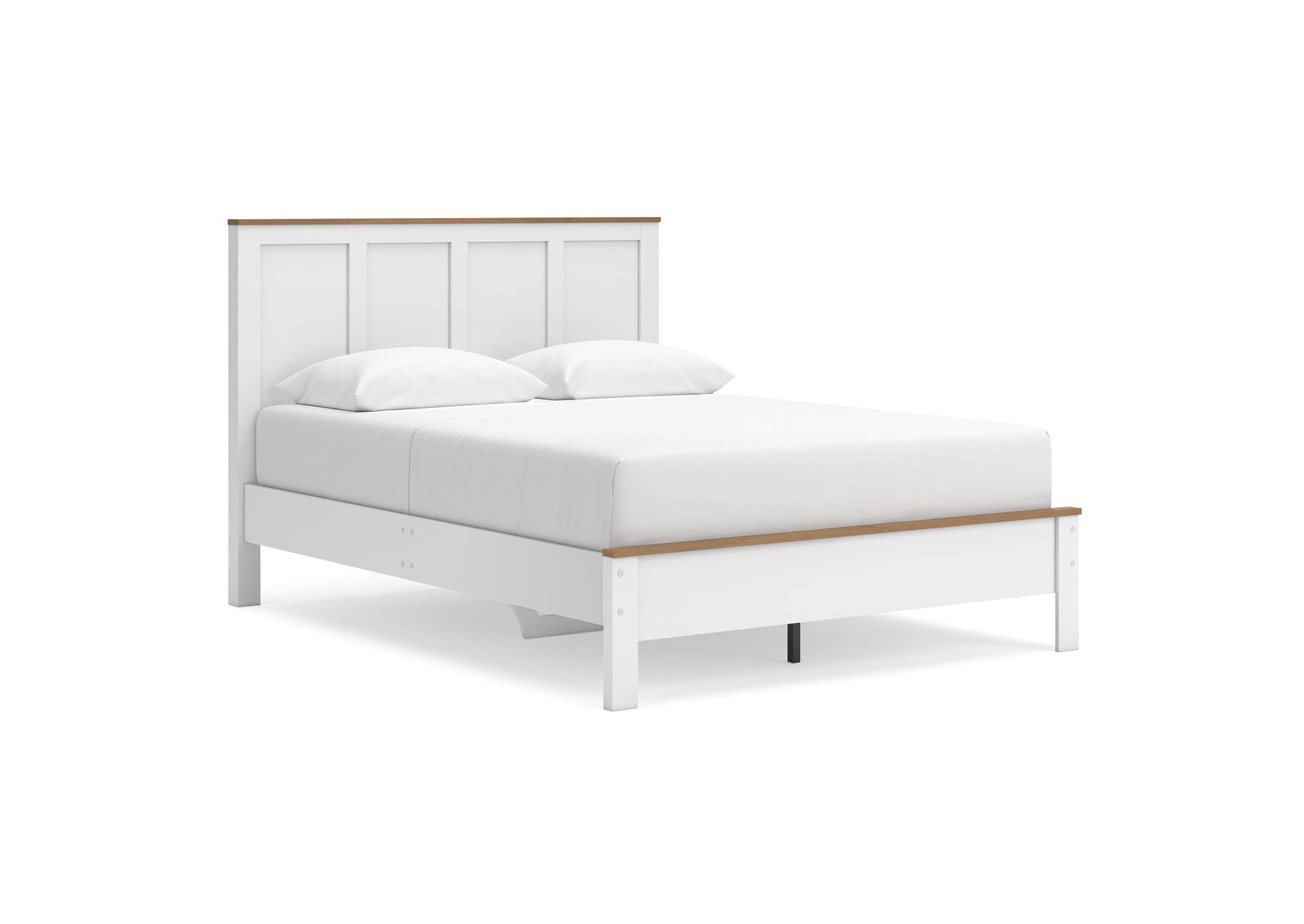 Kerisden Queen Panel Complete Bed Frame image 1
