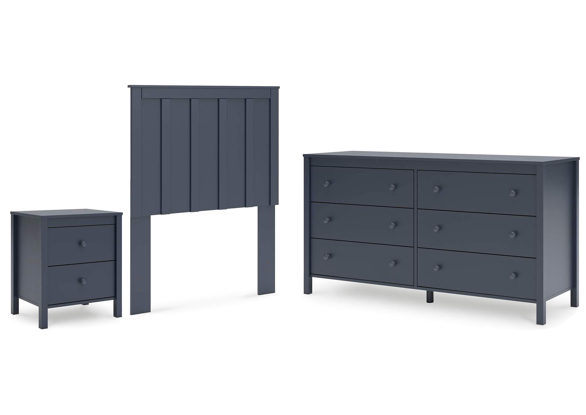 Simmenfort Twin Panel Headboard, Dresser and Nightstand image 1