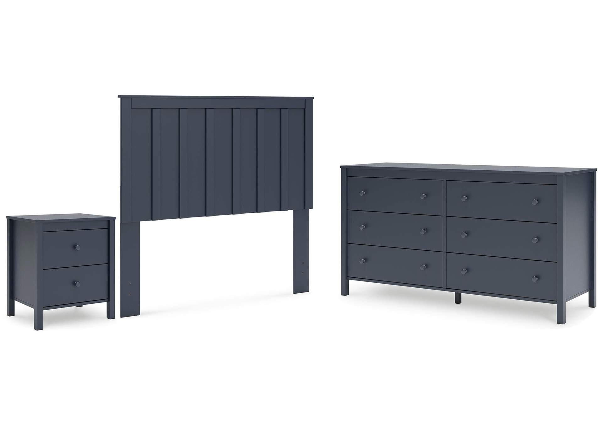 Simmenfort Full Panel Headboard, Dresser and Nightstand image 1