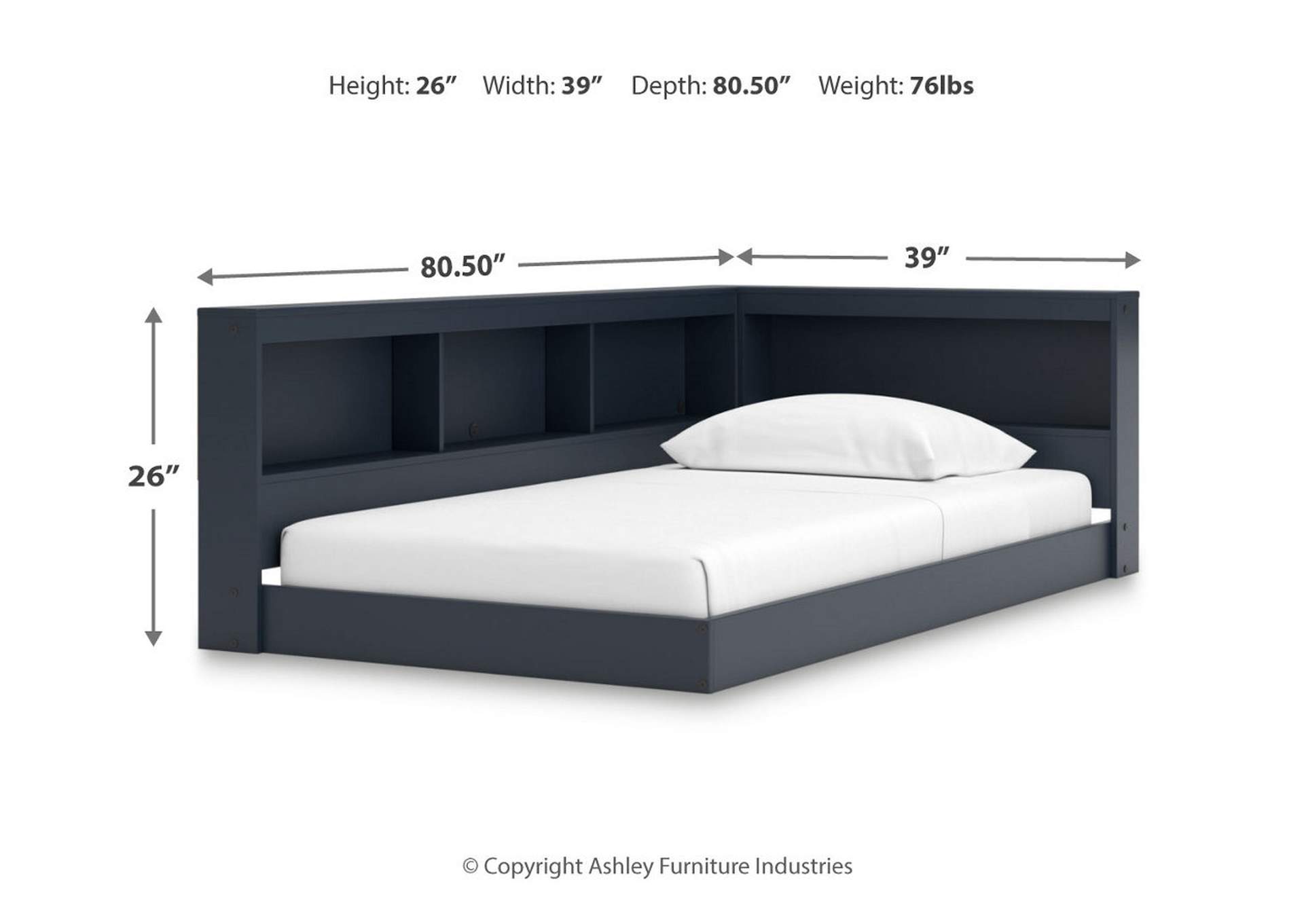 Simmenfort Twin Bookcase Storage Bed image 11