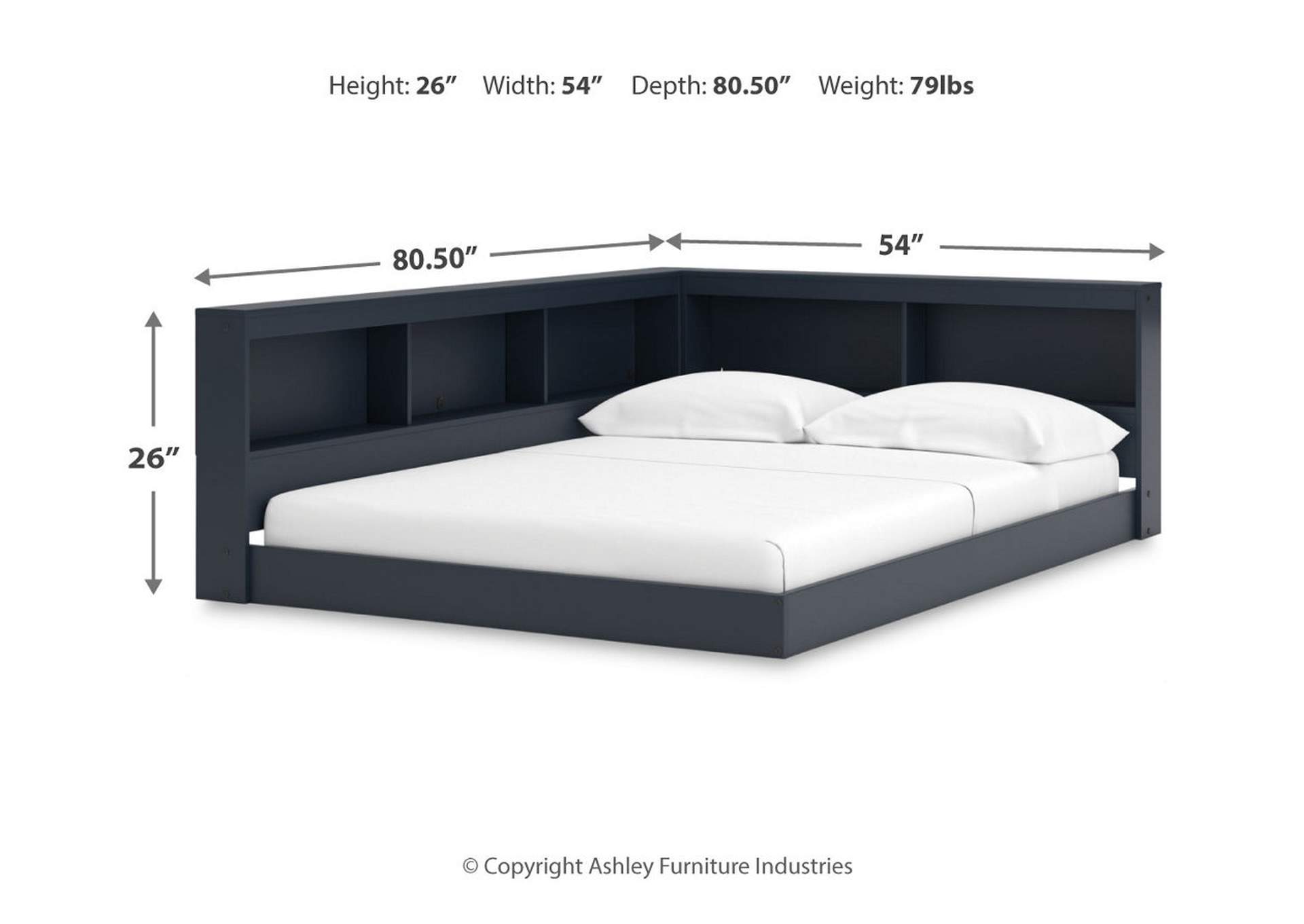 Simmenfort Full Bookcase Storage Bed image 11
