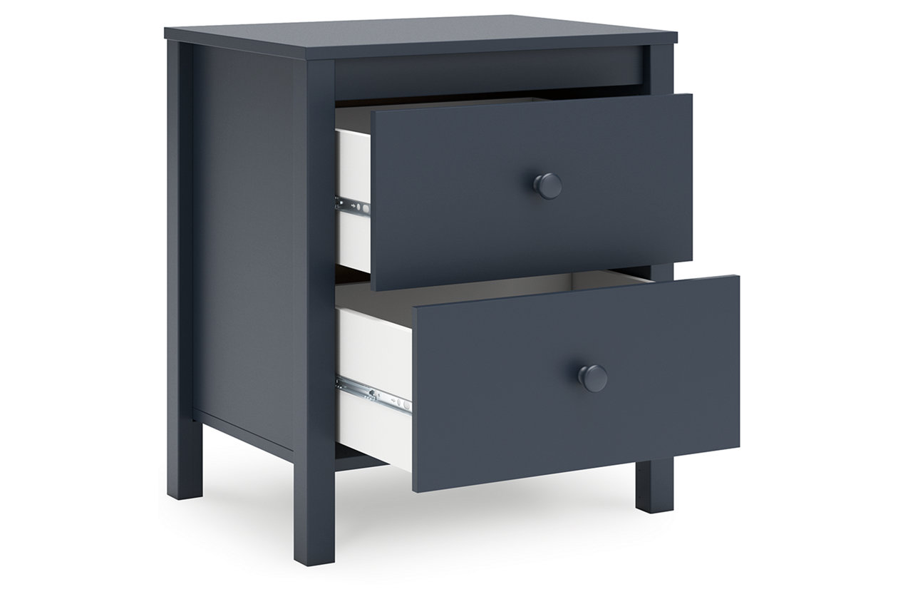 Simmenfort Full Platform Bed with 2 Nightstands