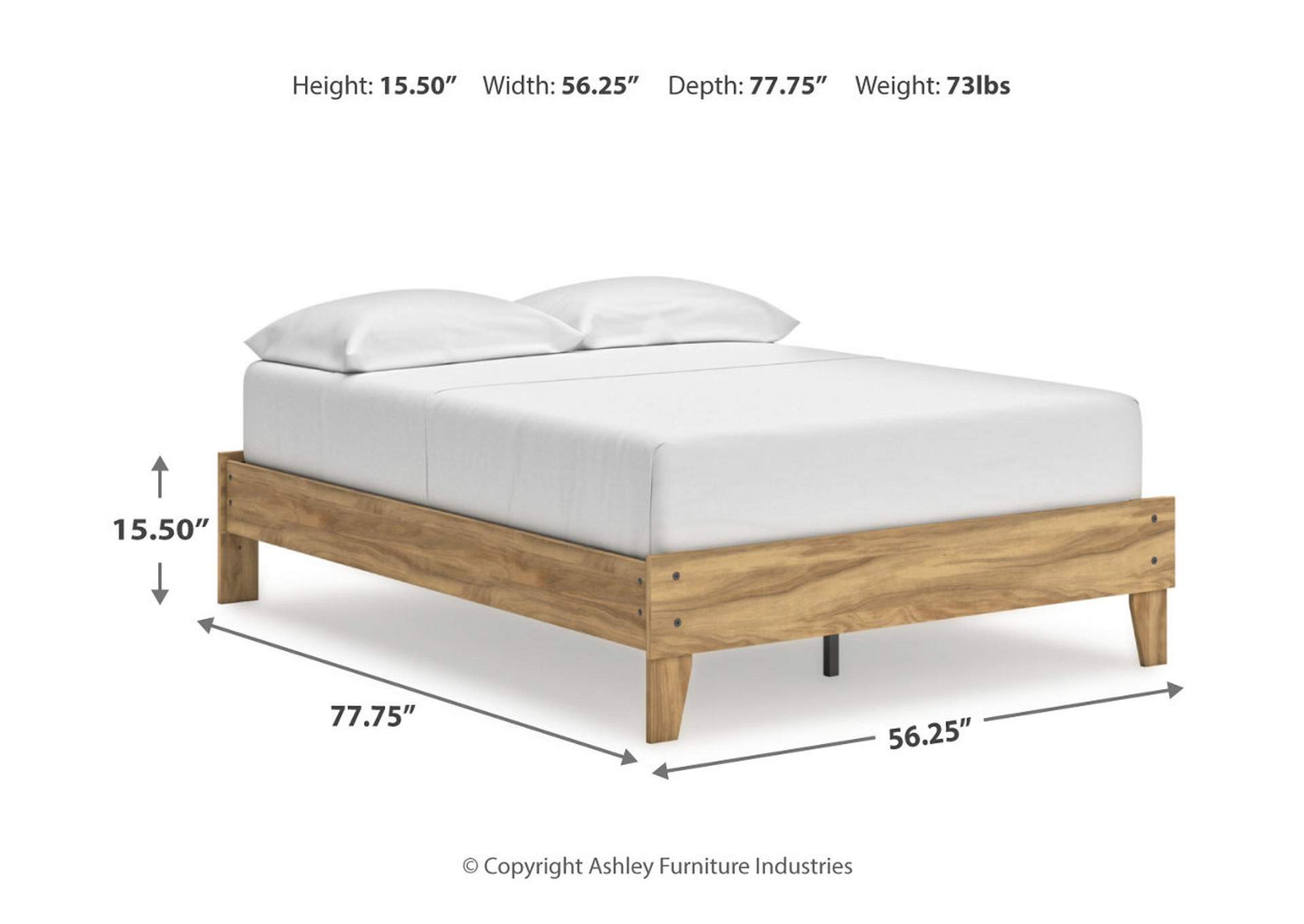 Bermacy Full Platform Bed image 9