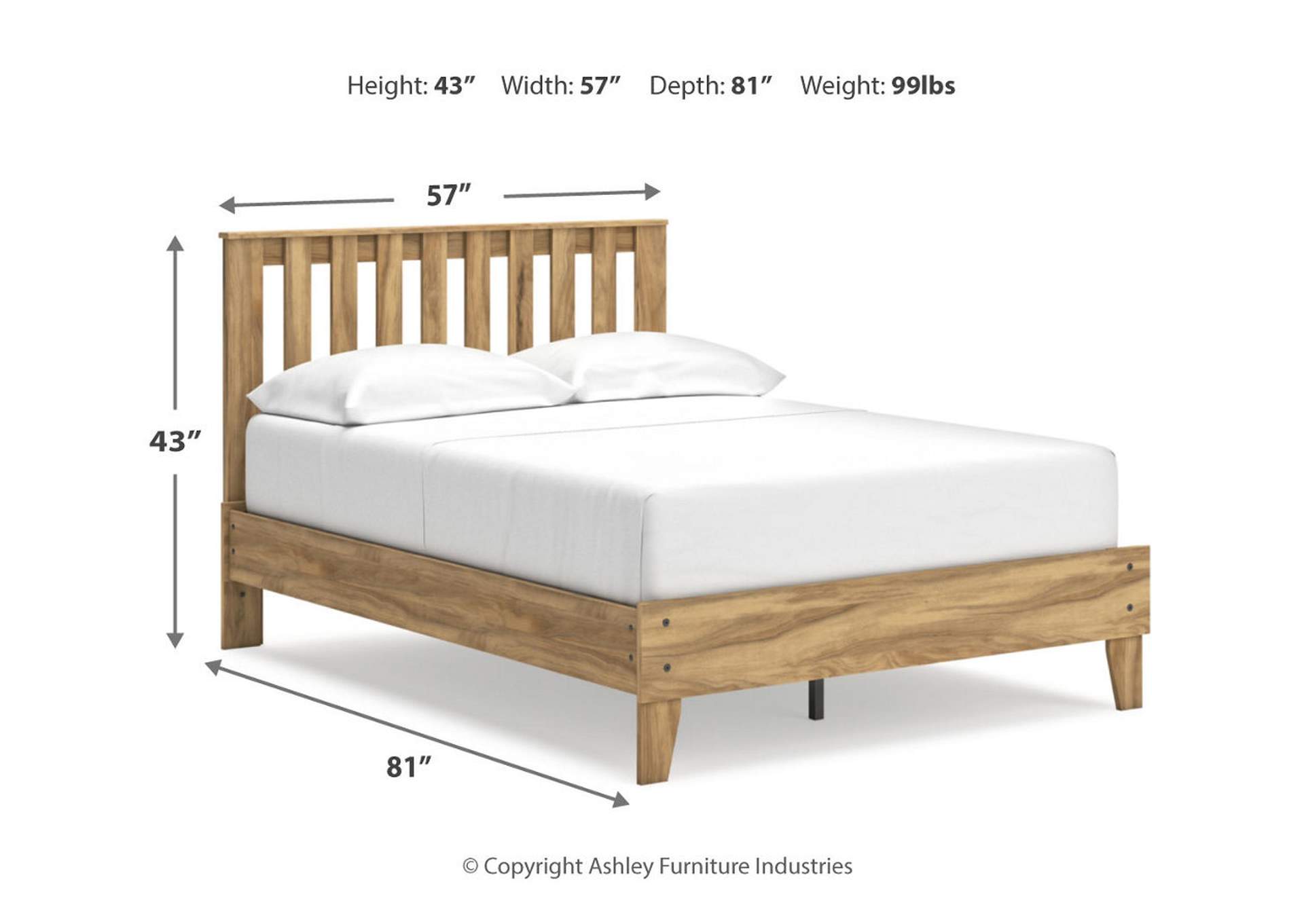 Bermacy Full Platform Panel Bed image 10
