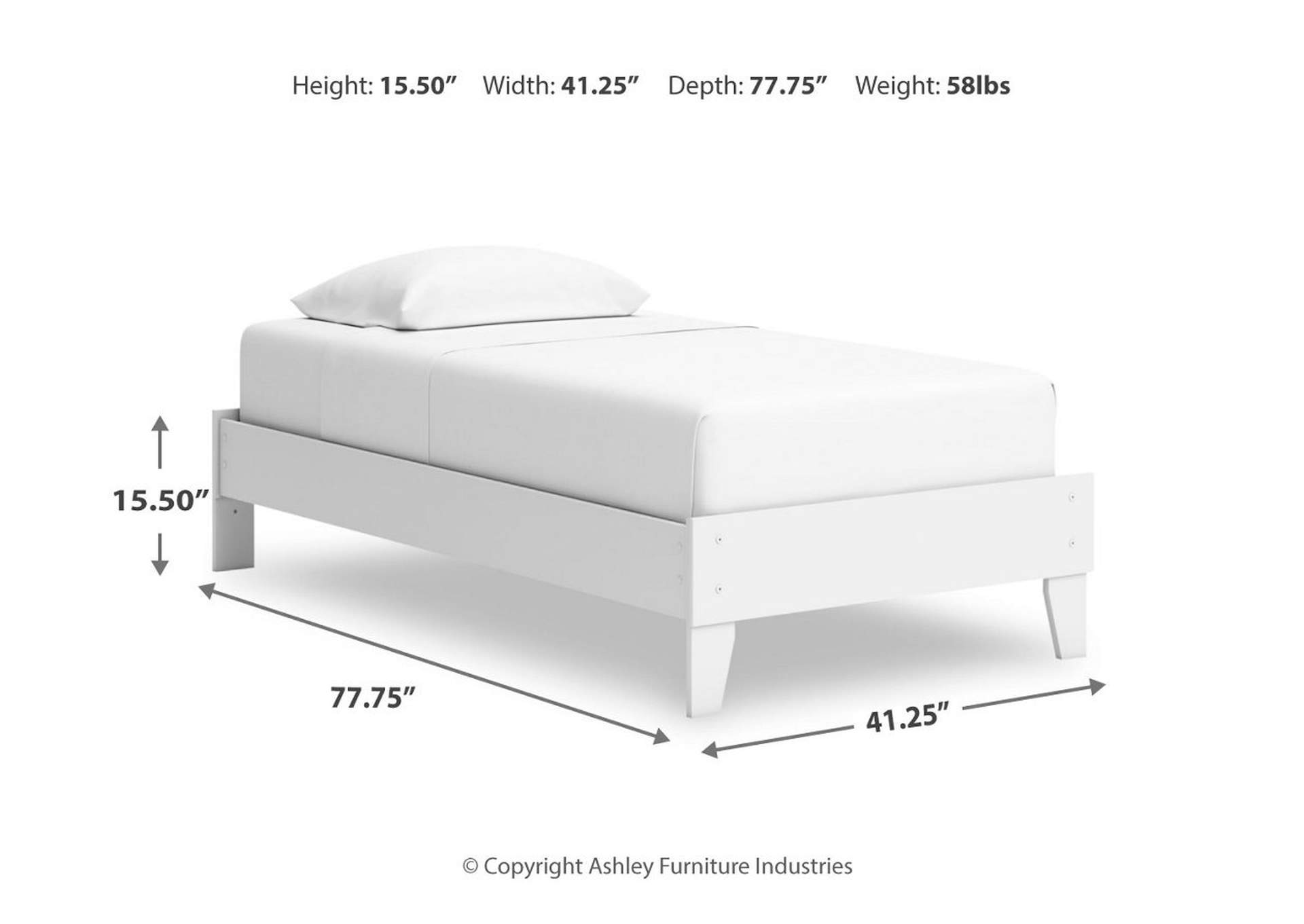 Hallityn Twin Platform Bed image 9