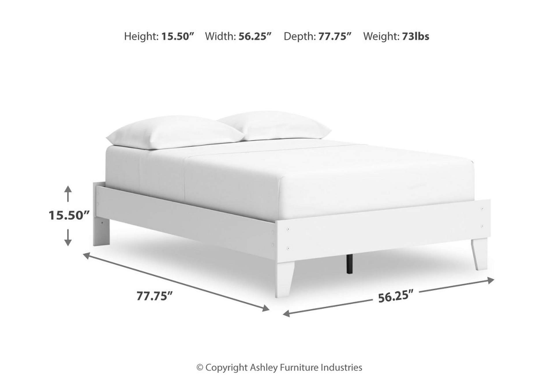 Hallityn Full Platform Bed image 9