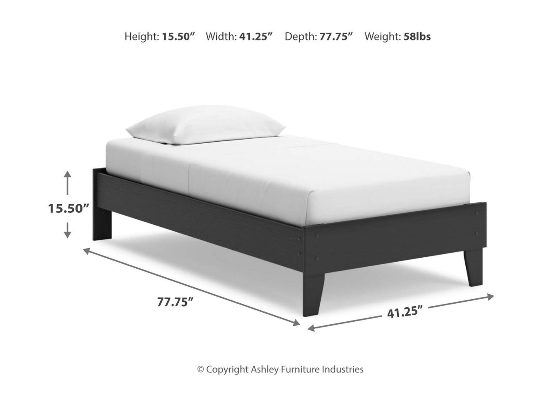 Socalle Twin Platform Bed image 9