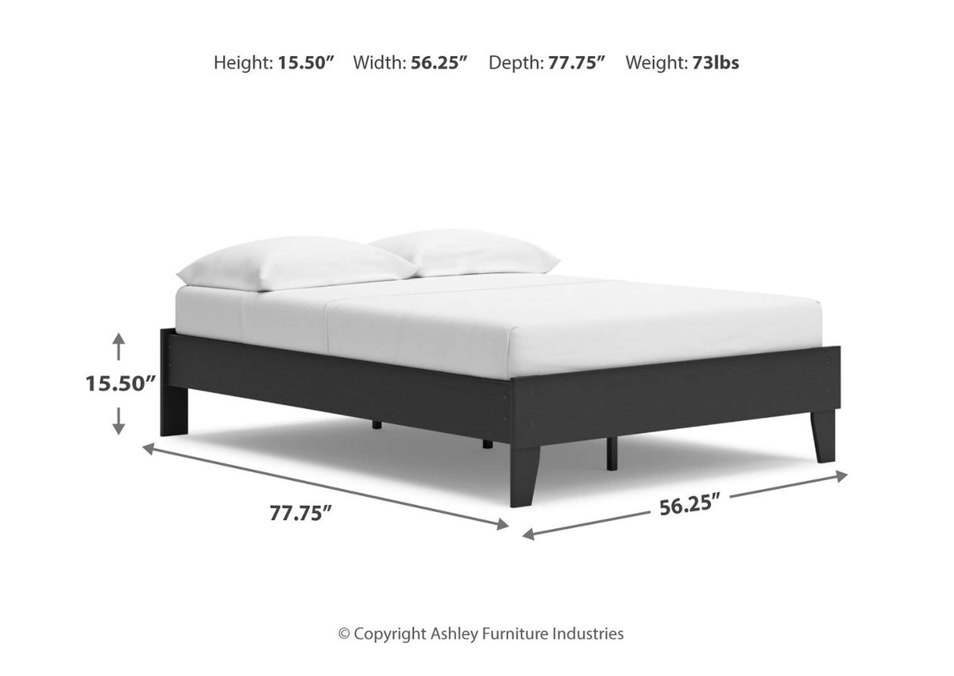 Socalle Full Platform Bed image 9