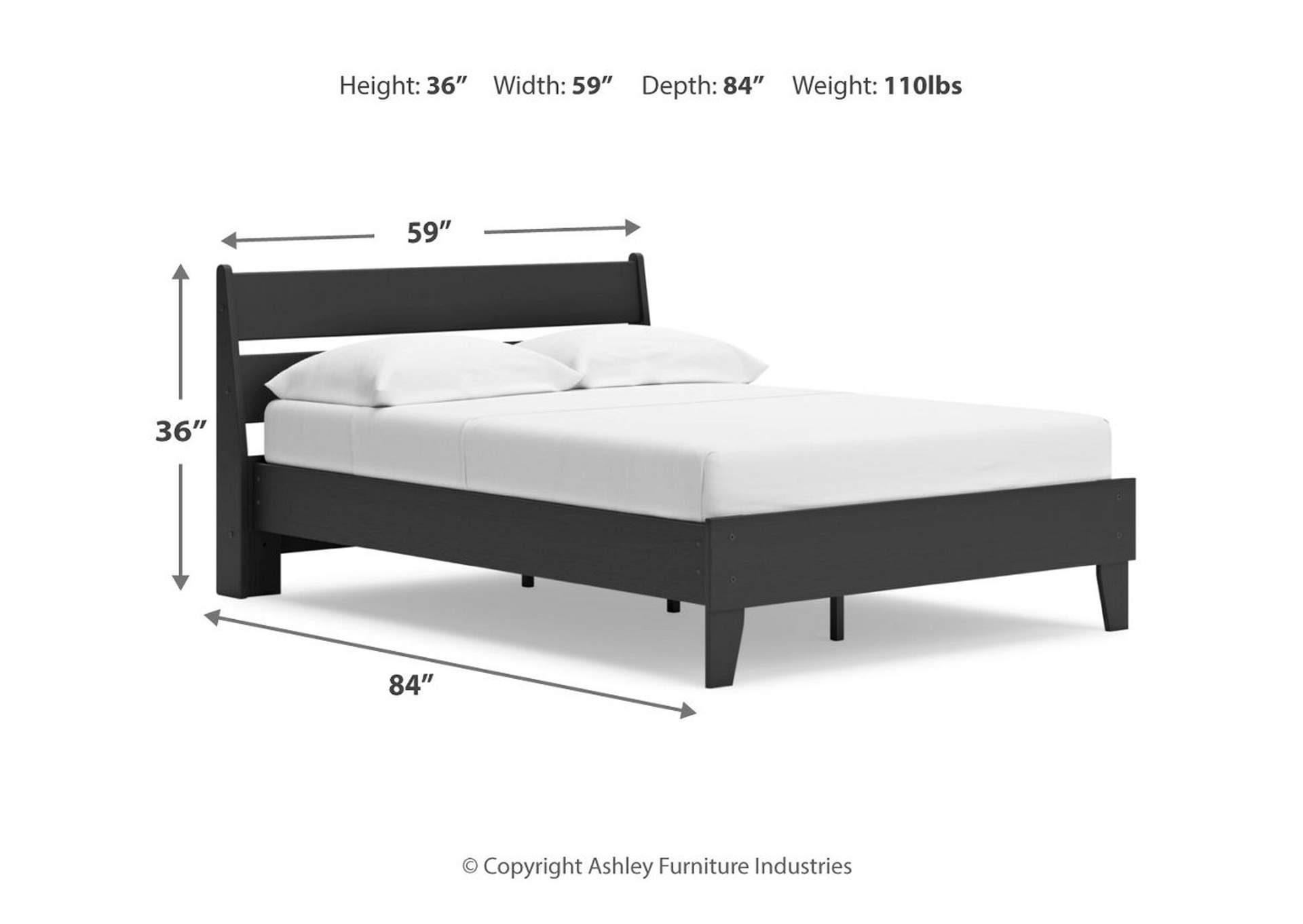 Socalle Full Panel Platform Bed image 11