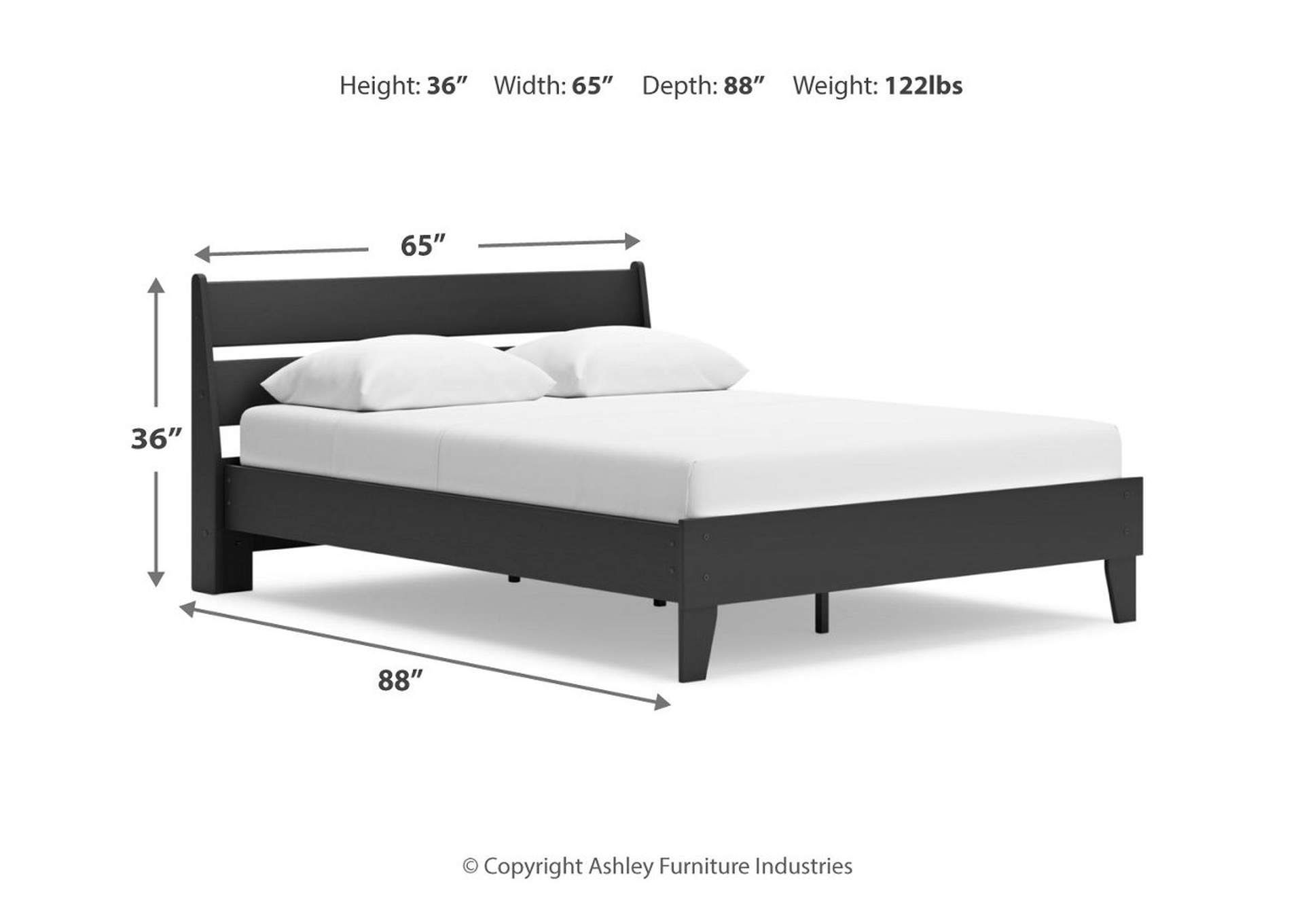 Socalle Queen Panel Platform Bed image 12