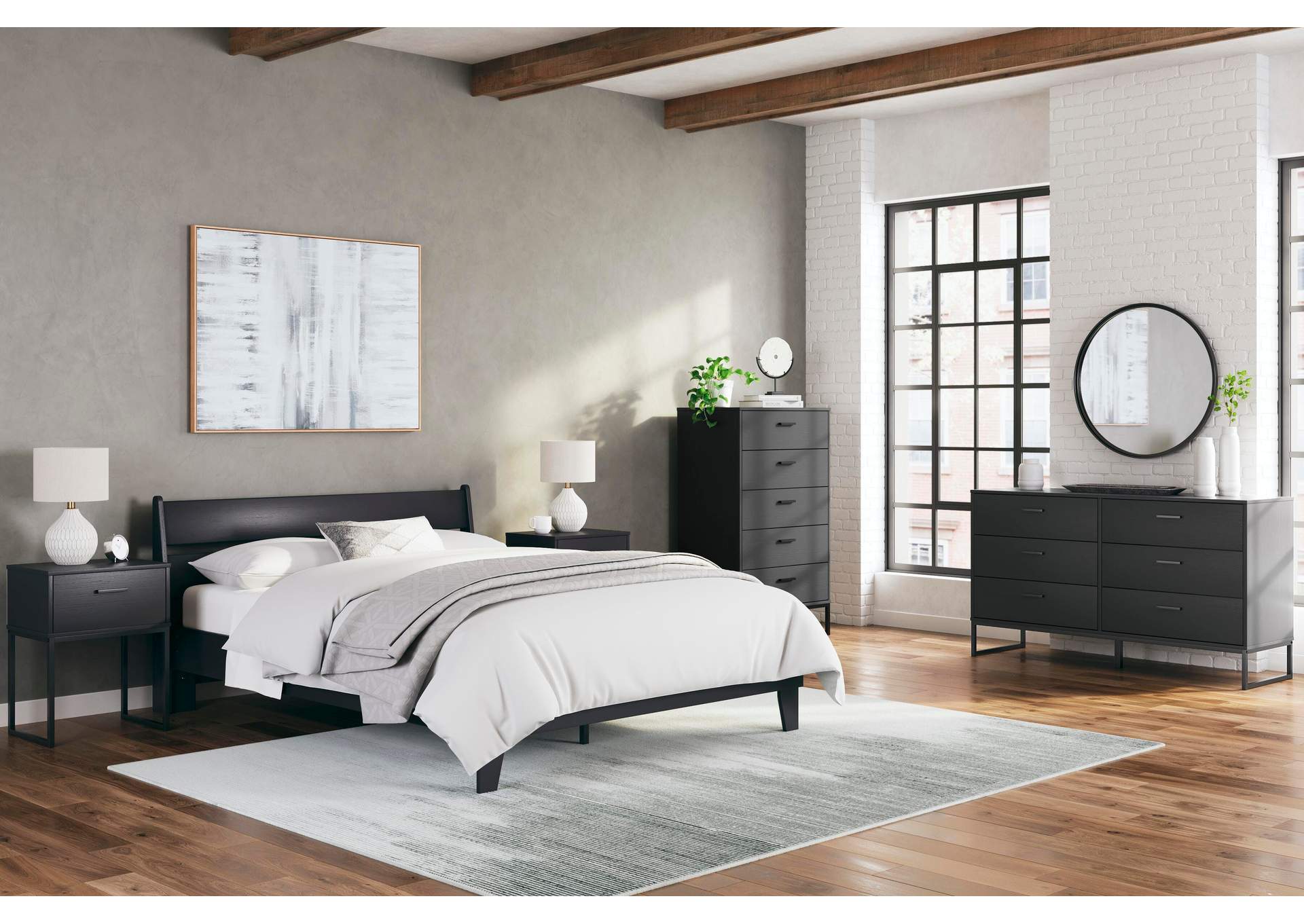 Socalle Queen Panel Platform Bed image 13