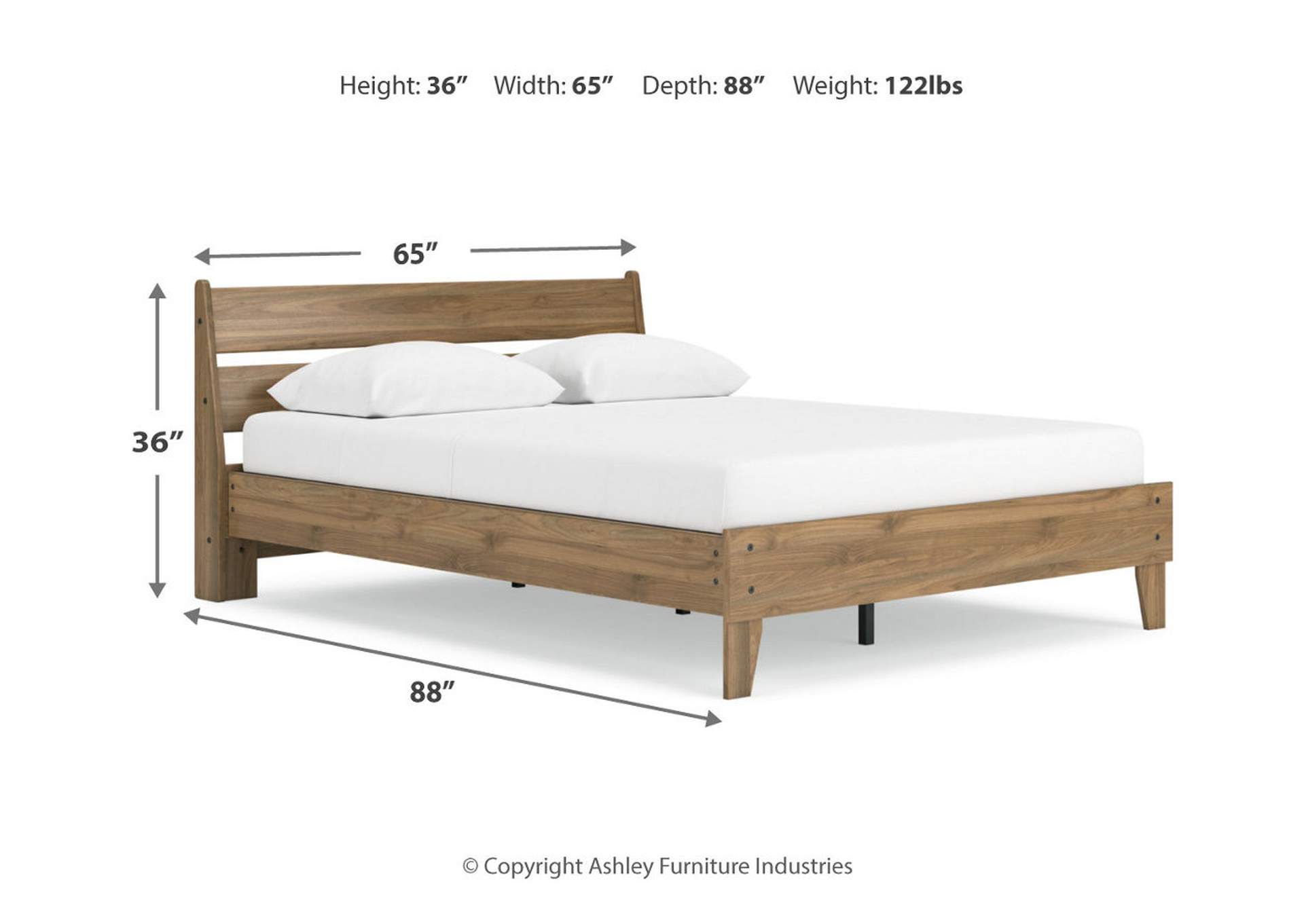 Deanlow Queen Platform Panel Bed image 10