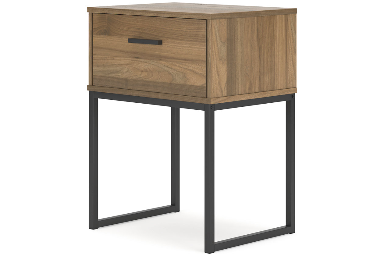 Deanlow Twin Panel Headboard with Dresser and Nightstand