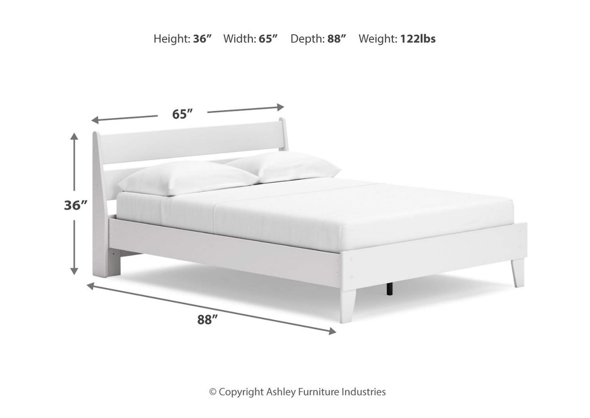 Socalle Queen Panel Platform Bed image 10
