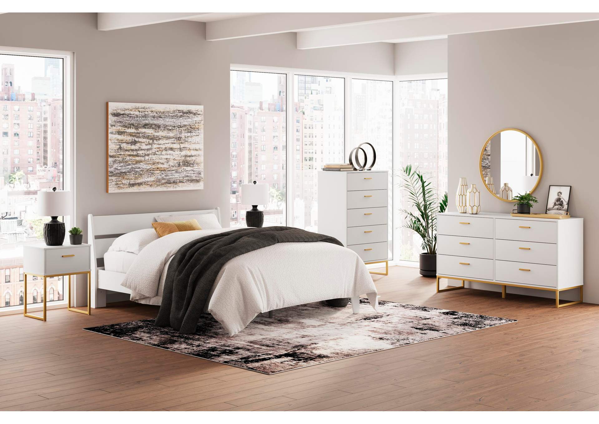 Socalle Queen Panel Platform Bed image 13