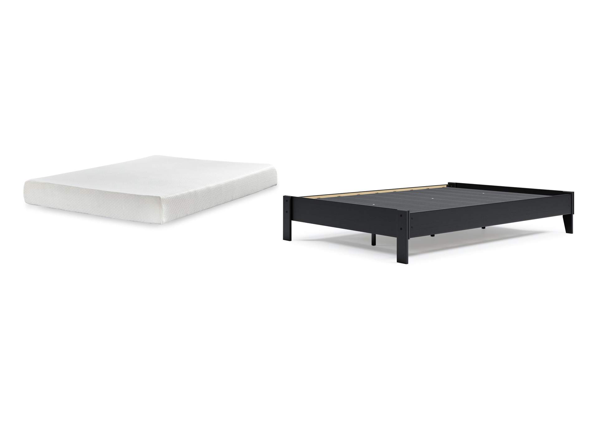 Finch Queen Platform Bed with Chime 8 Inch Medium Memory Foam Mattress image 1