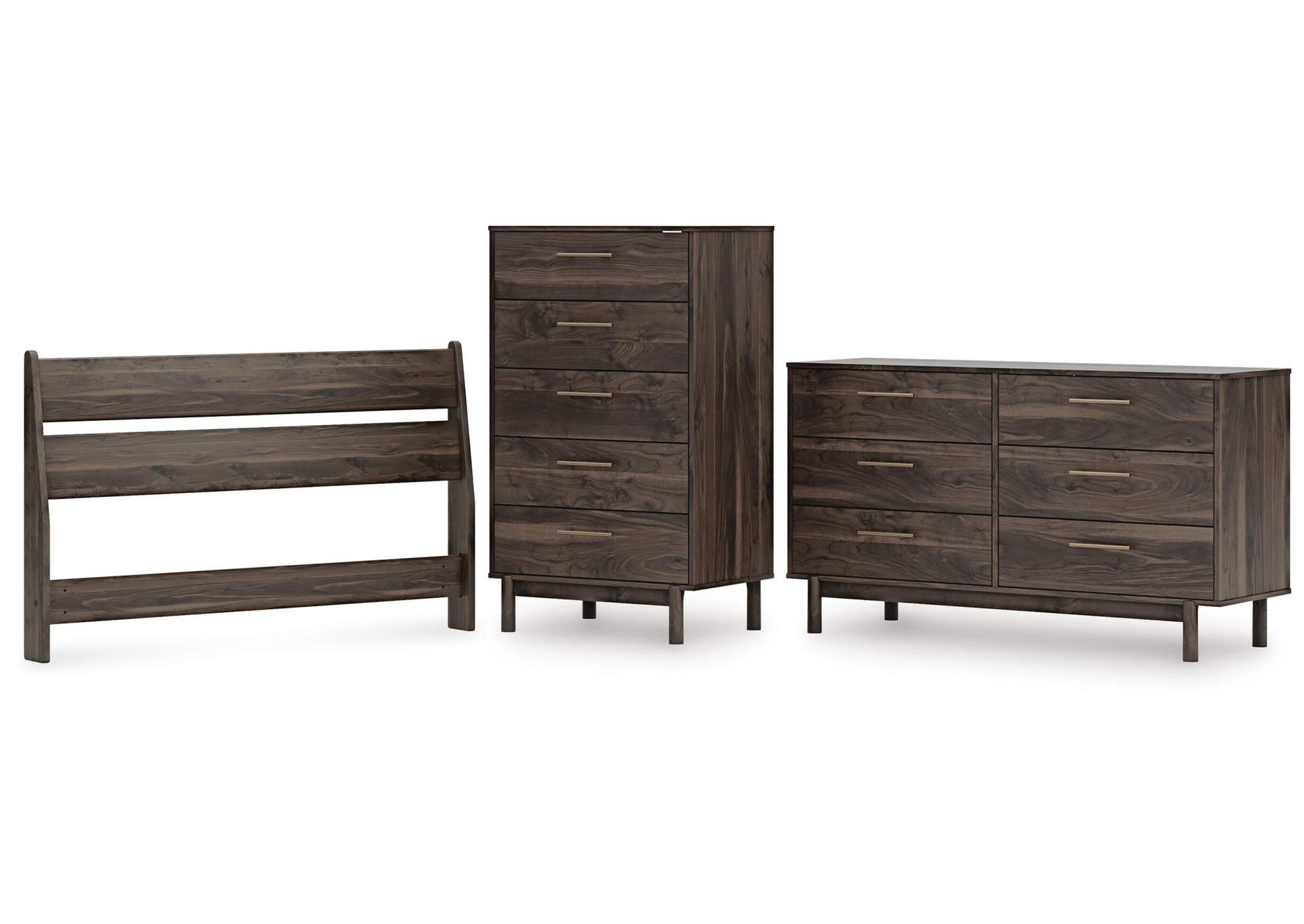 Calverson Full Panel Headboard, Dresser and Chest image 1