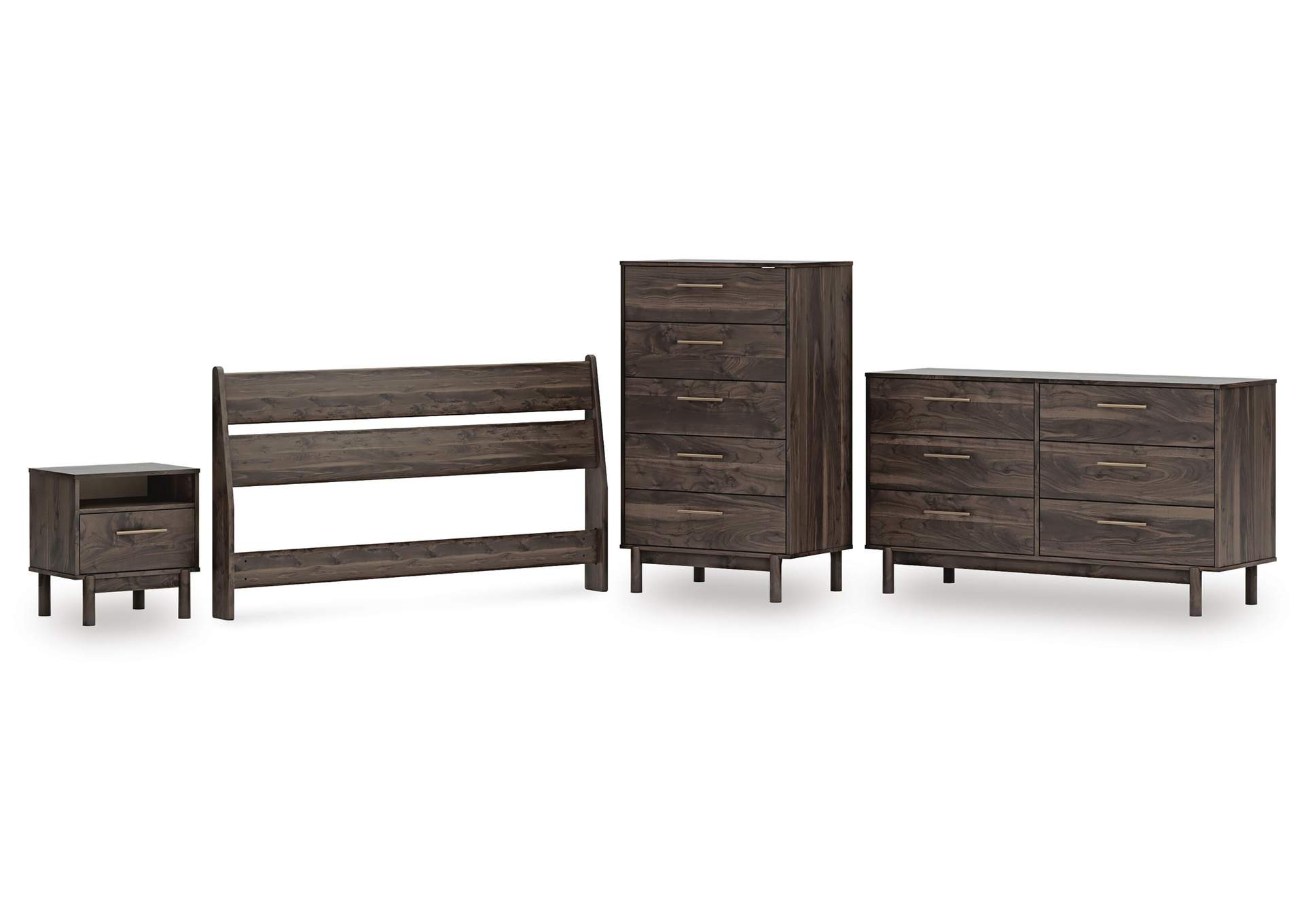 Calverson Queen Panel Headboard, Dresser, Chest and Nightstand image 1