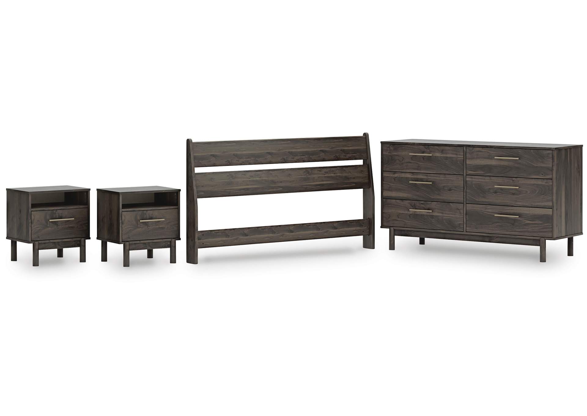 Calverson Queen Panel Headboard, Dresser and 2 Nightstands image 1