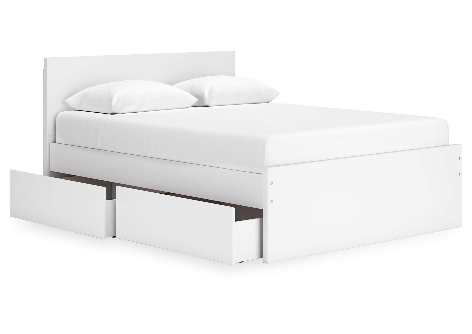 Onita Queen Panel Platform Bed with 2 Side Storage image 8