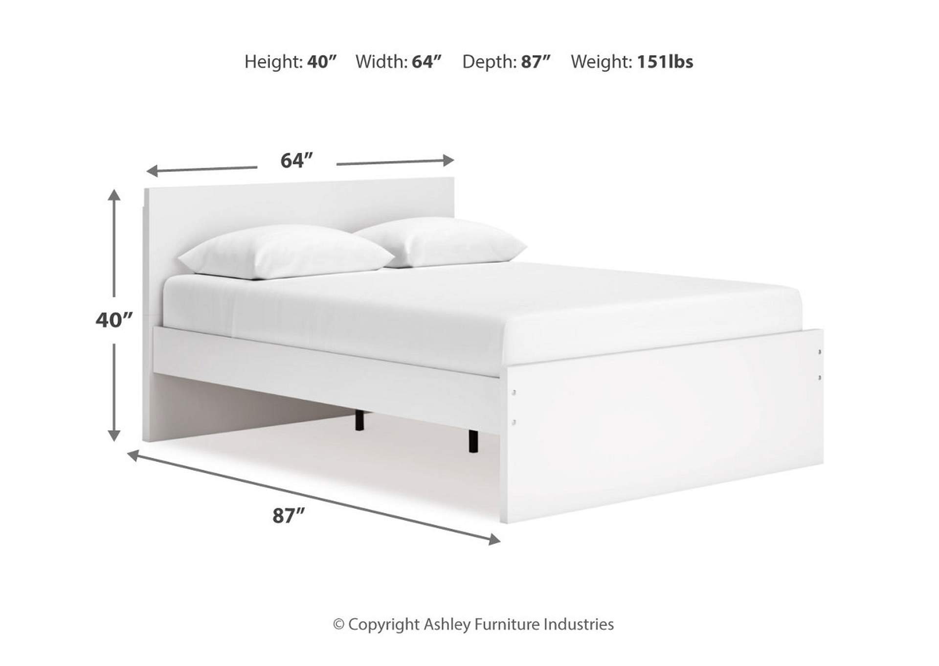Onita Queen Panel Platform Bed image 11