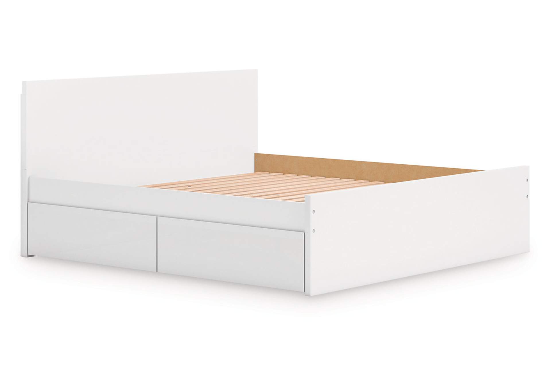 Onita King Panel Platform Bed with Storage image 6