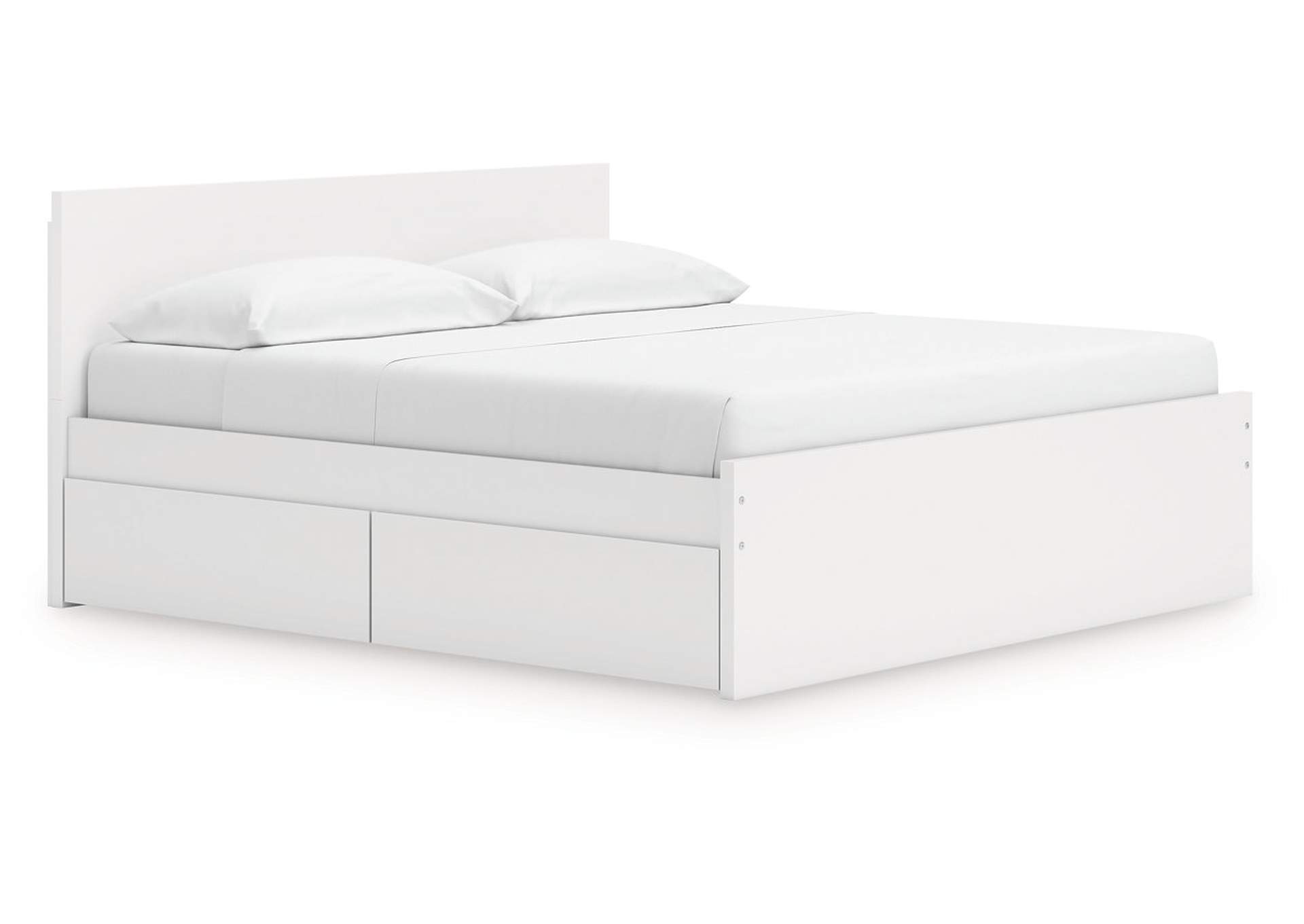 Onita King Panel Platform Bed with Storage image 1