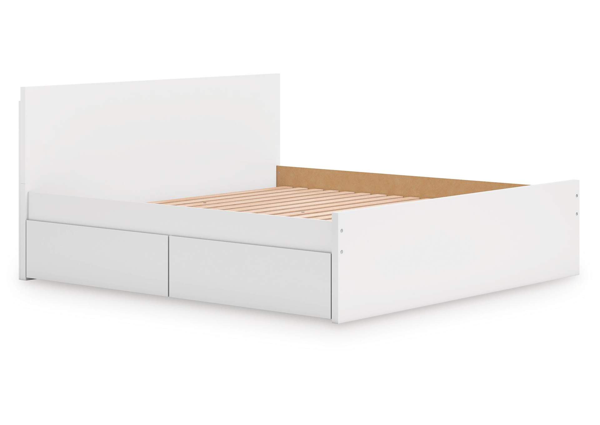 Onita King Panel Platform Bed with 2 Side Storage image 7