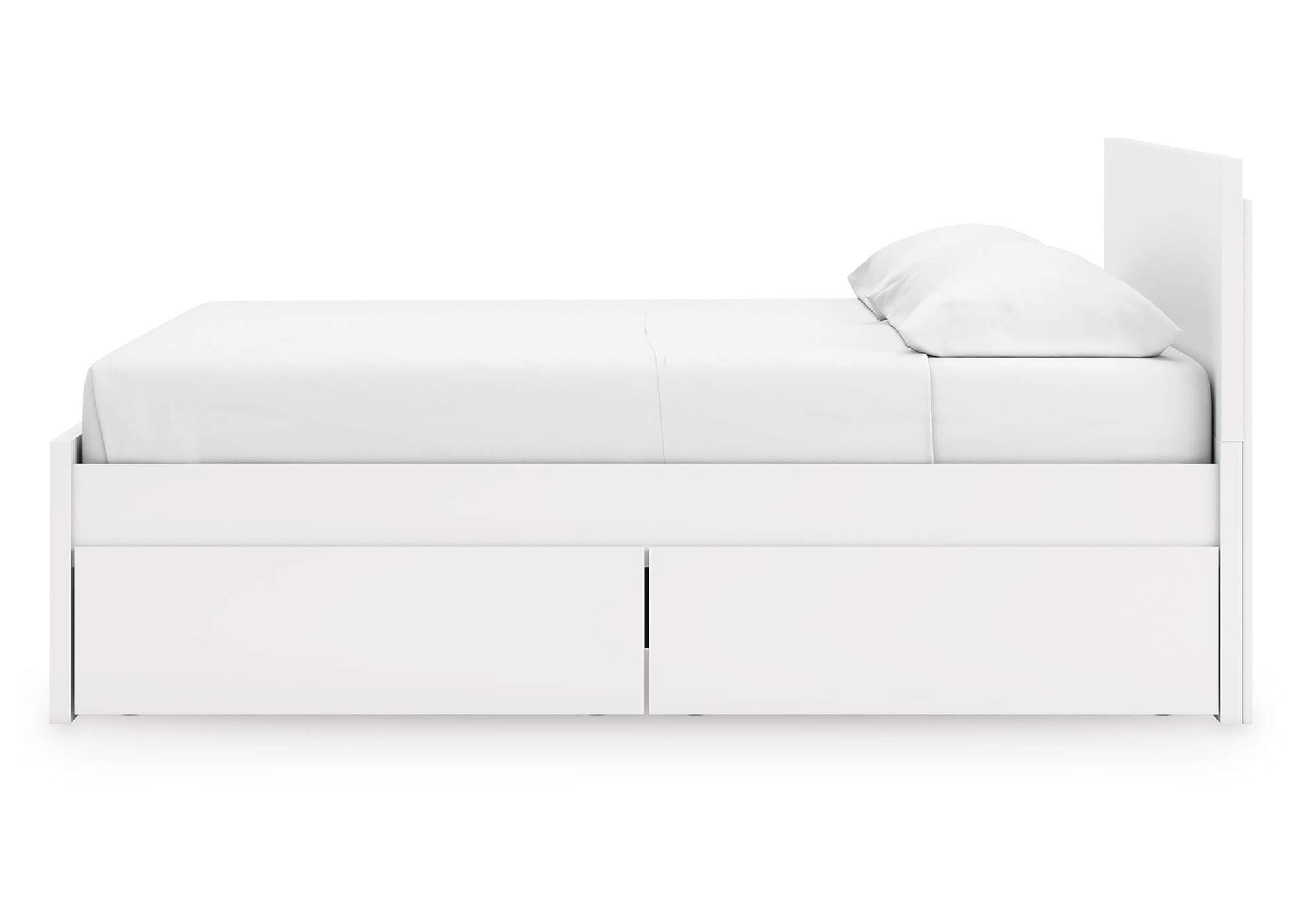 Onita King Panel Platform Bed with 2 Side Storage image 10