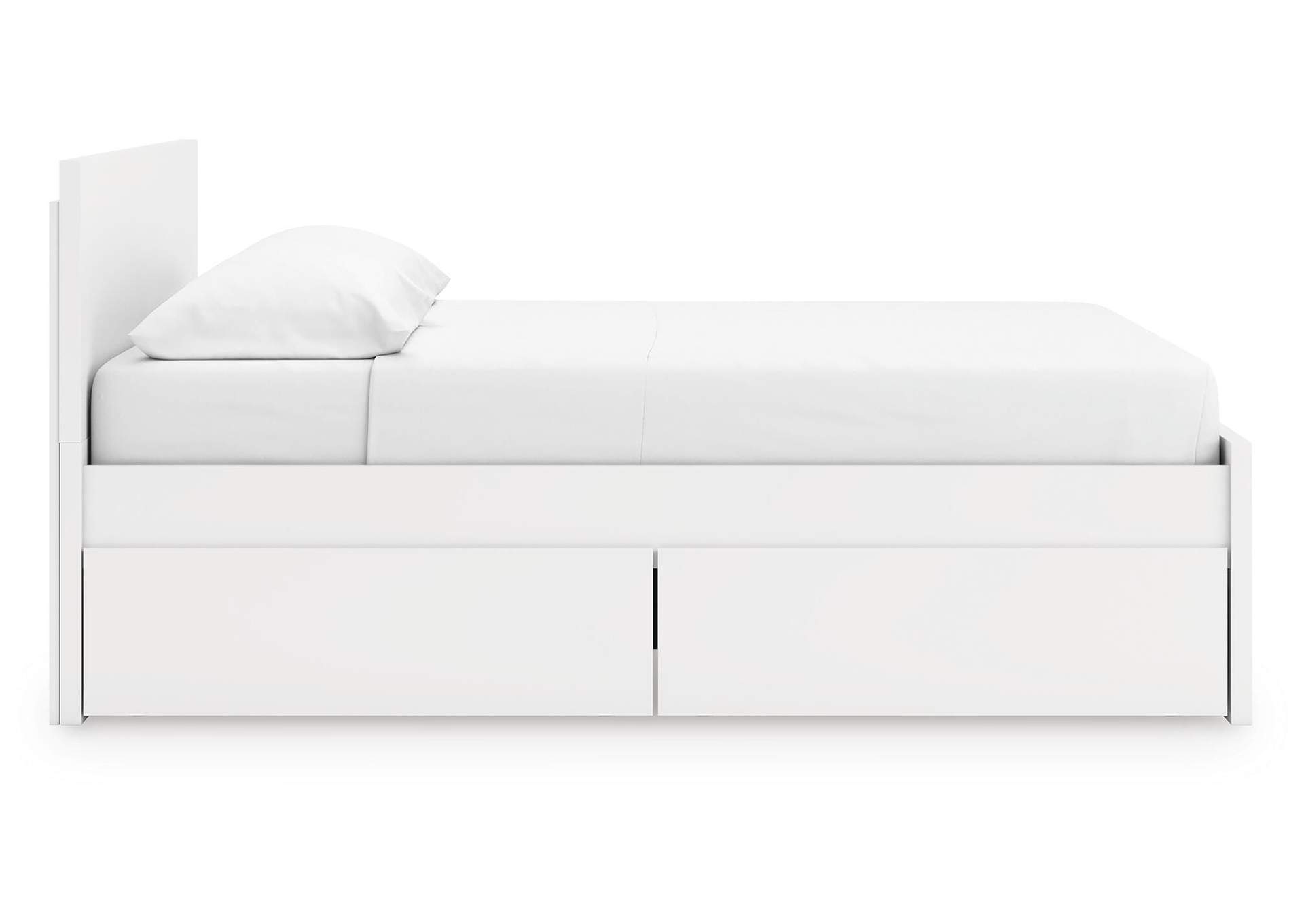 Onita King Panel Platform Bed with 2 Side Storage image 7