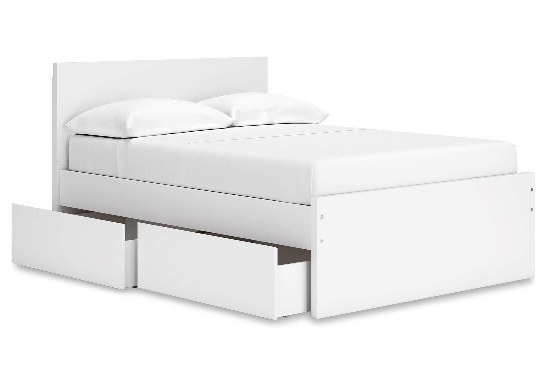 Onita Full Panel Platform Bed with 2 Side Storage image 5