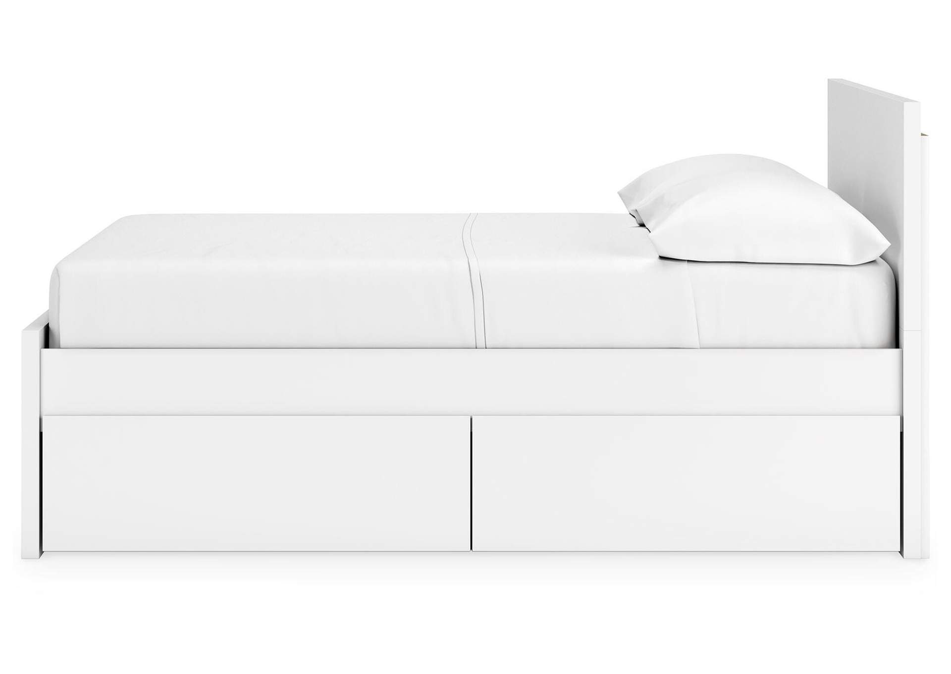 Onita Full Panel Platform Bed with 2 Side Storage image 14