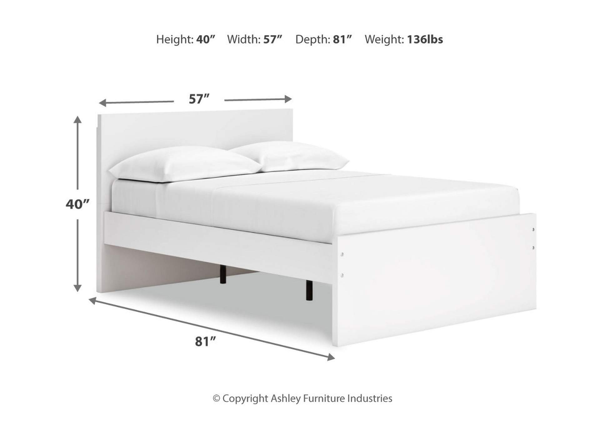 Onita Full Panel Platform Bed image 10