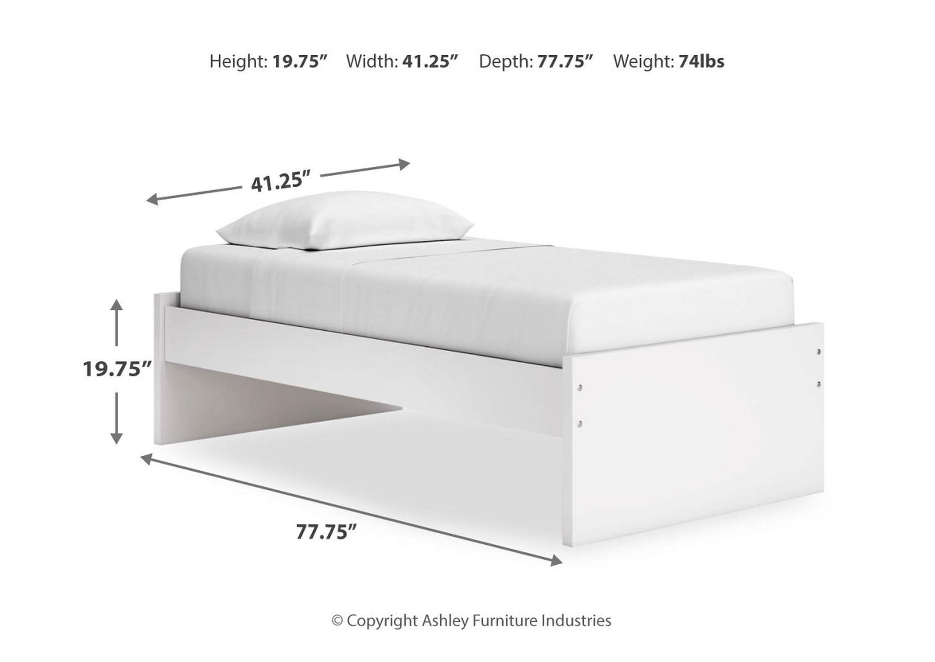 Onita Twin Platform Bed image 7