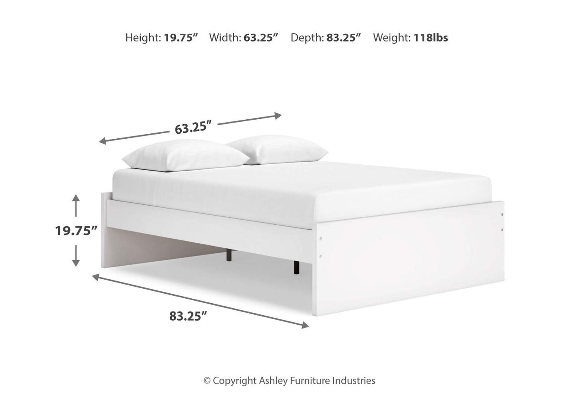 Onita Queen Platform Bed image 9