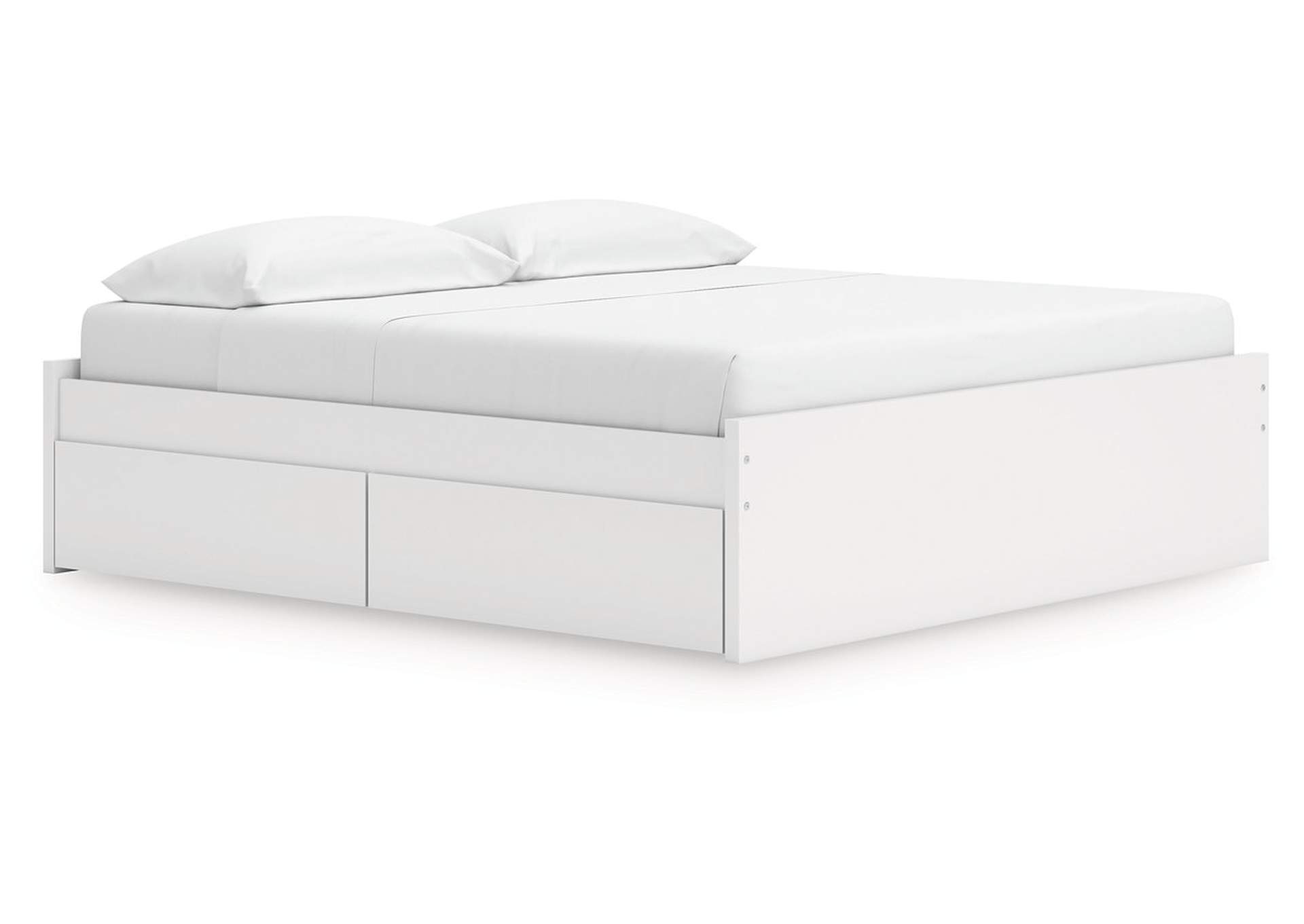 Onita King Platform Bed with 1 Side Storage image 1
